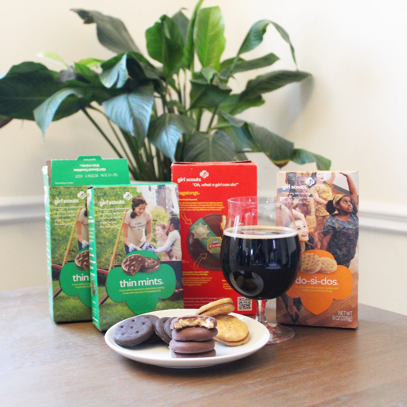 Drinking Through Girl Scout Cookie Season