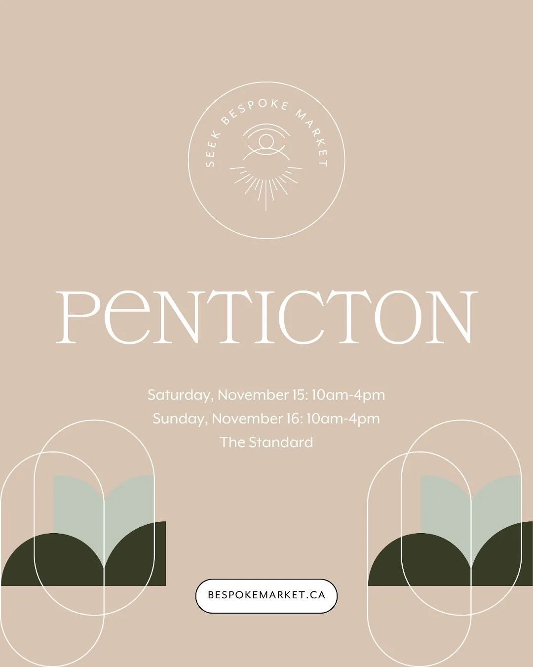 This weekend! Join a wonderful line up of vendors at @bespokemarket.penticton held at @the.standard.space in Penticton!