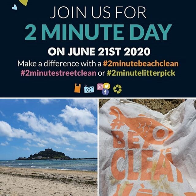 Yey
Its #2minutebeachclean day
Let's celebrate with a tidy up
#2minutebeachclean #2minutestreetclean  #2minutelitterpick
Go for it...
Tag your pics so we can see everyone who joins in.
#2minutebeachclean