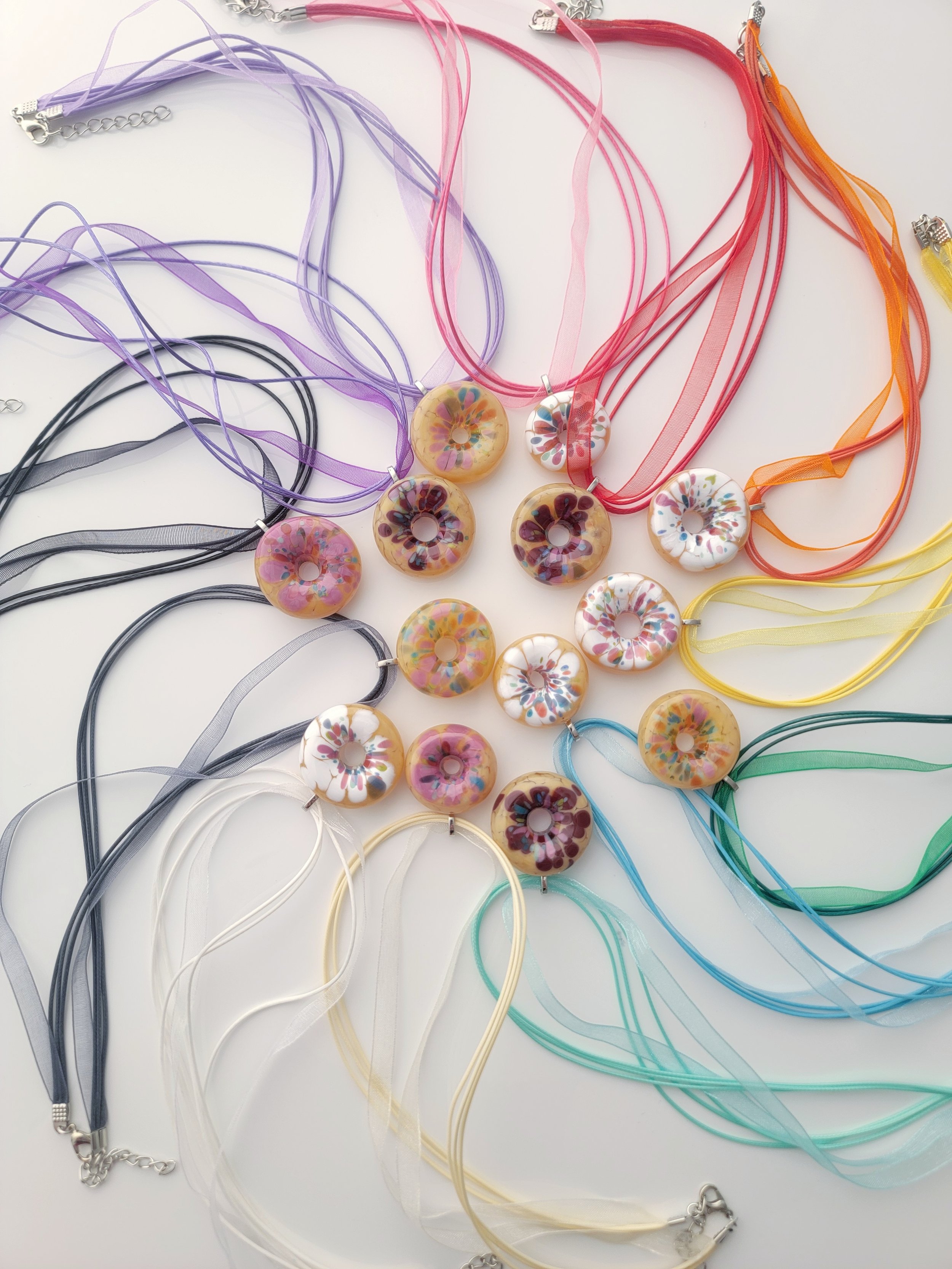 donut necklaces