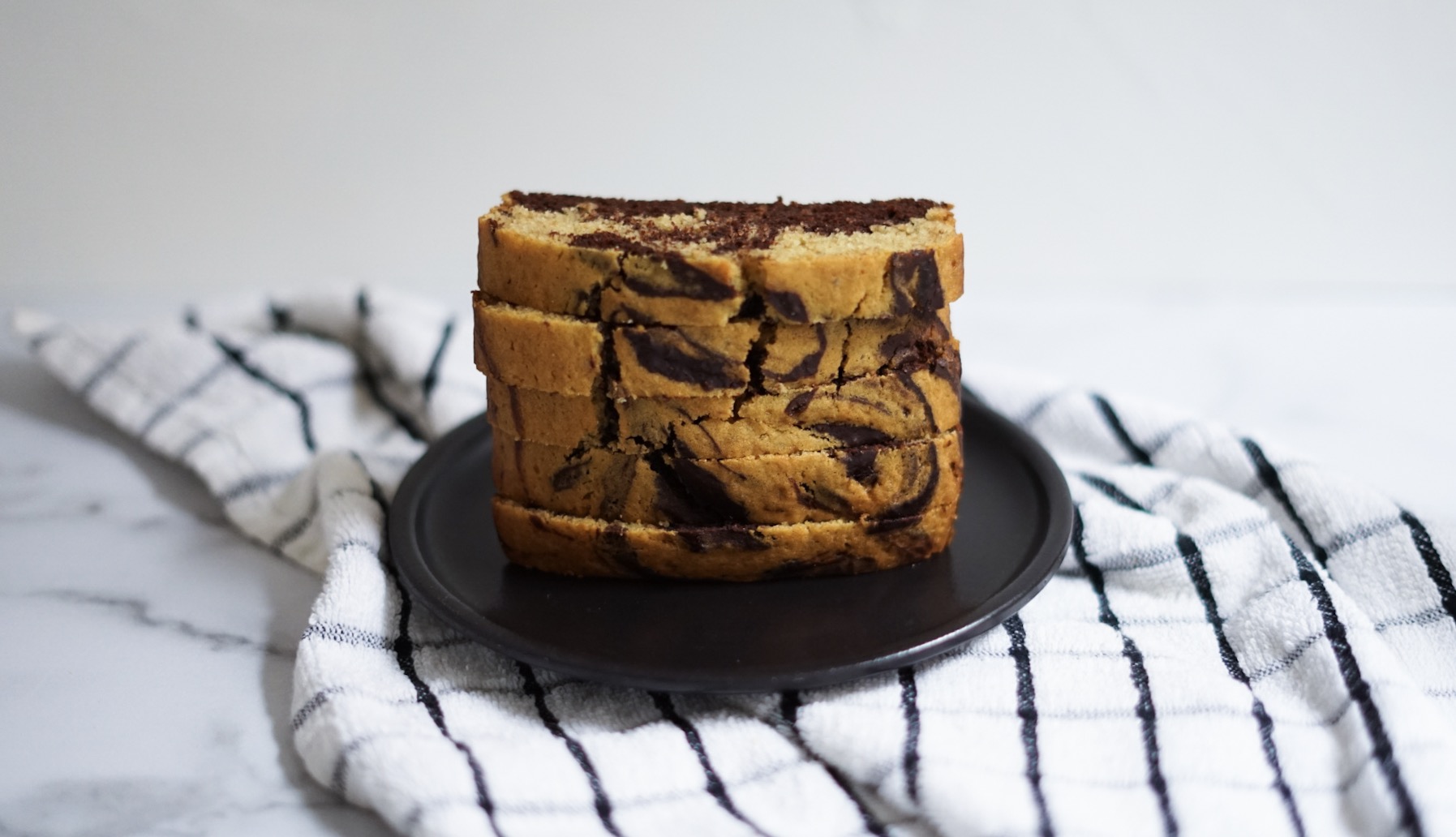 Gluten Free Marbled Chocolate Banana Bread