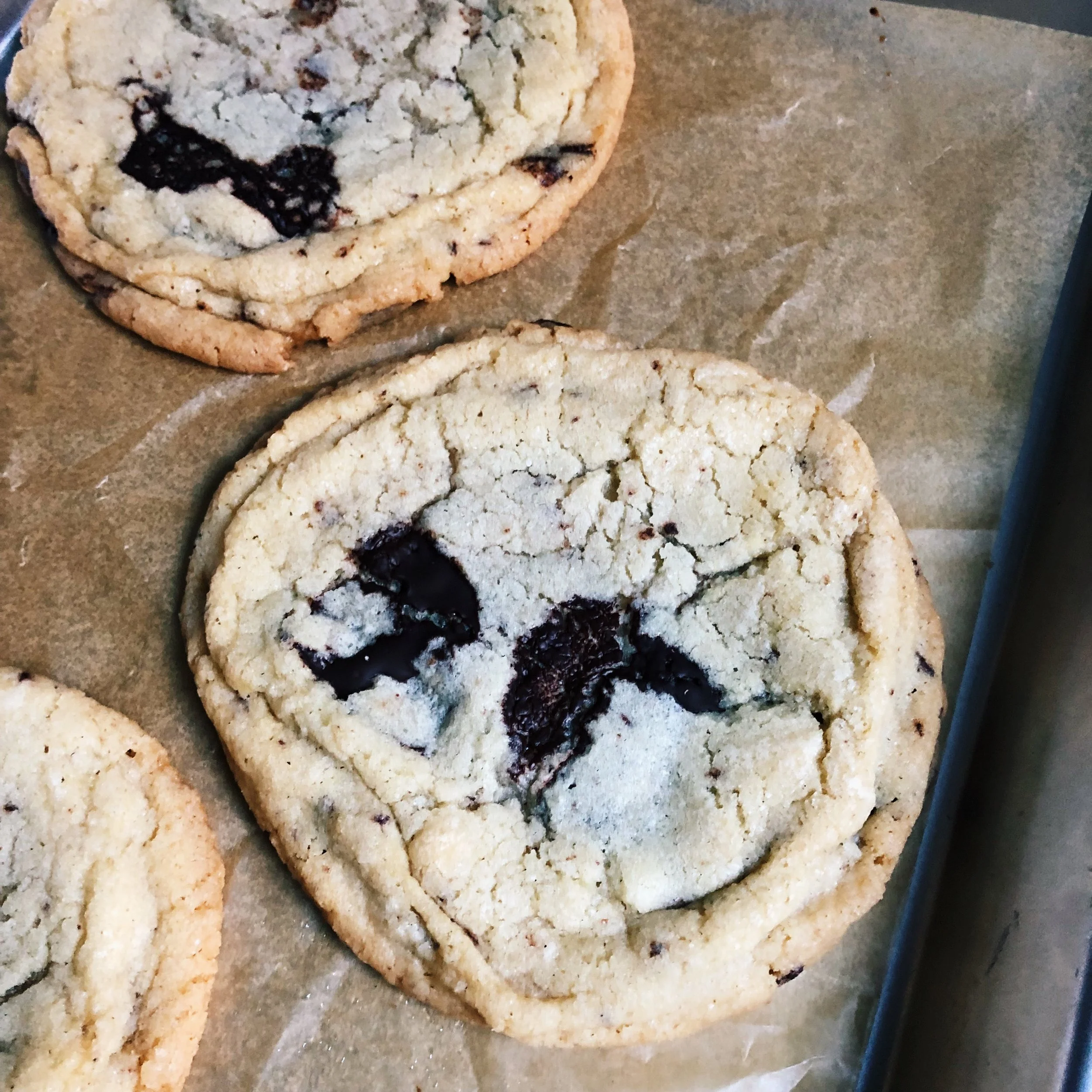 Pan-Banging Chocolate Chip Cookies