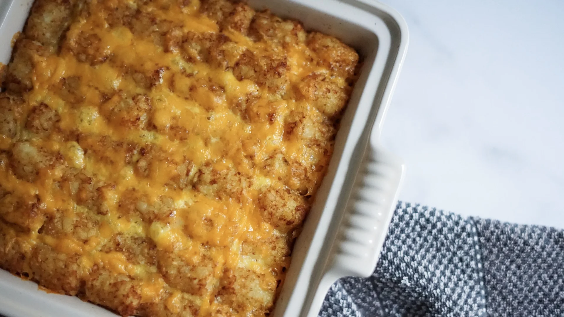 Veggie Tater Tot Breakfast Bake