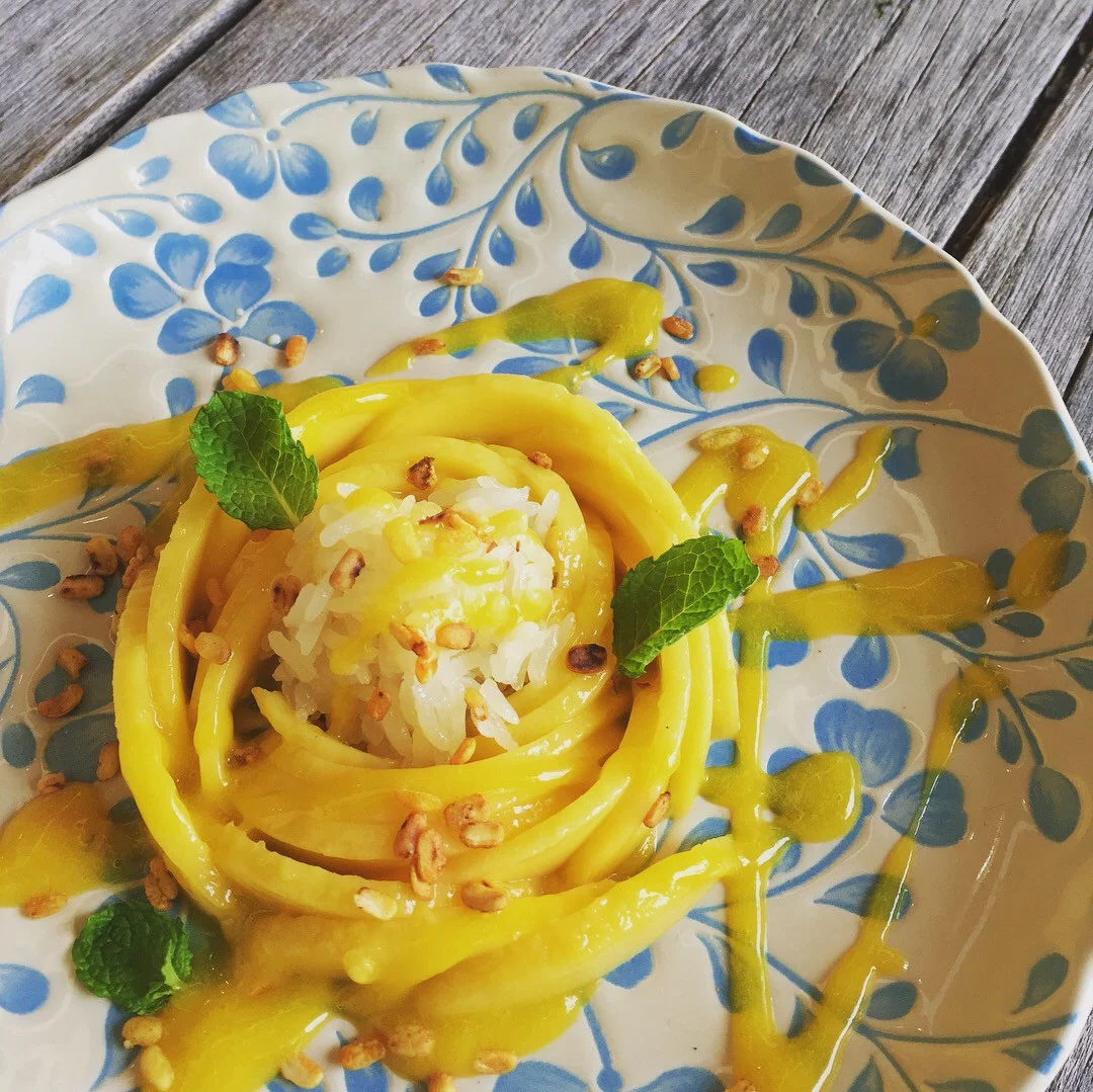 Mango Sticky Rice revisited — Green Thai Cuisine — Blue Lotus Hua Hin