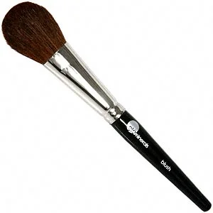 Blush Brush A professional-grade blush brush in a medium-full size is ideal for achieving a soft contour or natural flushed look. Make sure you look for one with high-quality hairs to evenly distribute color so you can walk out into the world with your best face forward. Try: glominerals Blush Brush
