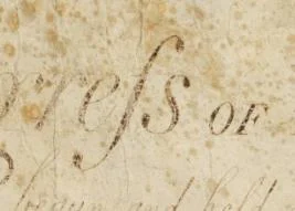 The American Bill of Rights uses the Long S, shown here in the word "Congress"