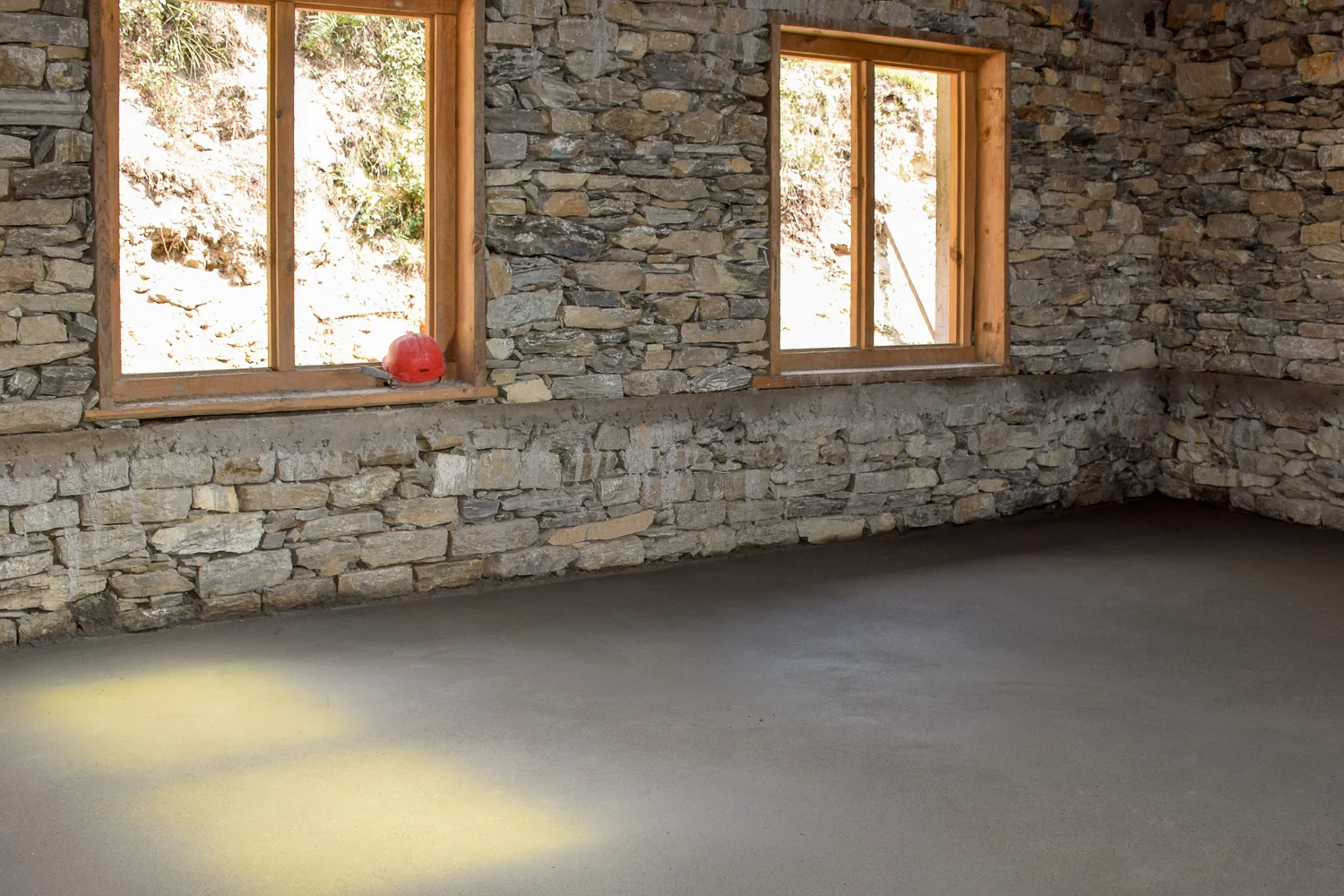 The interior of a new school building.