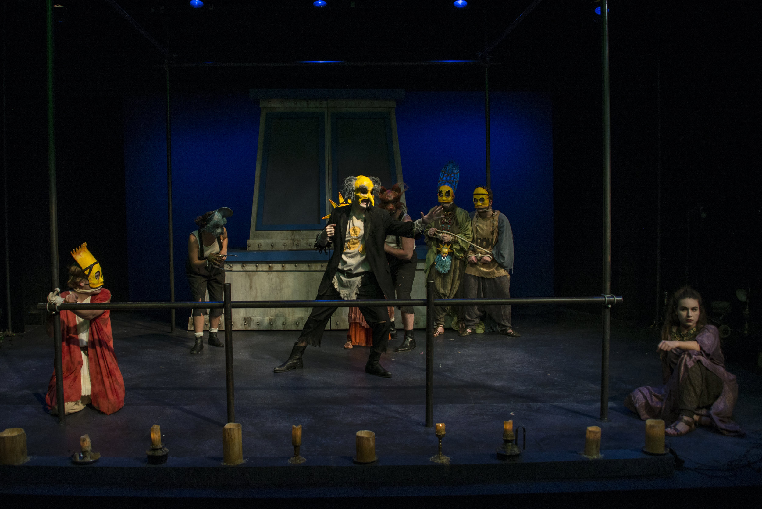  Melissa David, Ellen Nikbakht, Ethan Roeder, Benjamin Pratt, Hannah Jones, Robert Parker Jenkins, Emily Helton. Photo credit: Brynn Yeager 