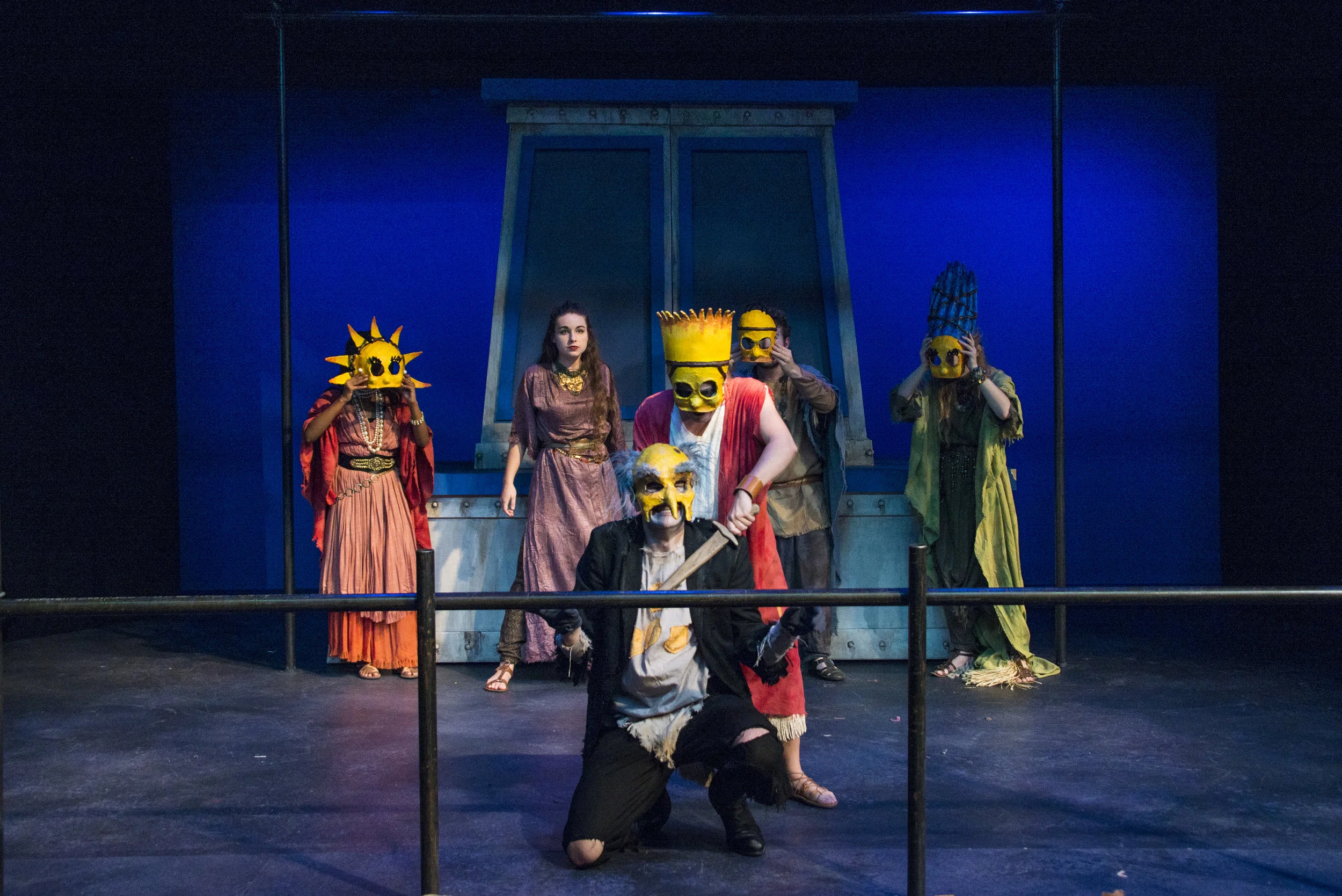  Lauren Winder, Emily Helton, Ethan Roeder, Melissa David, Parker Jenkins, Hannah Jones. Photo credit: Brynn Yeager. 