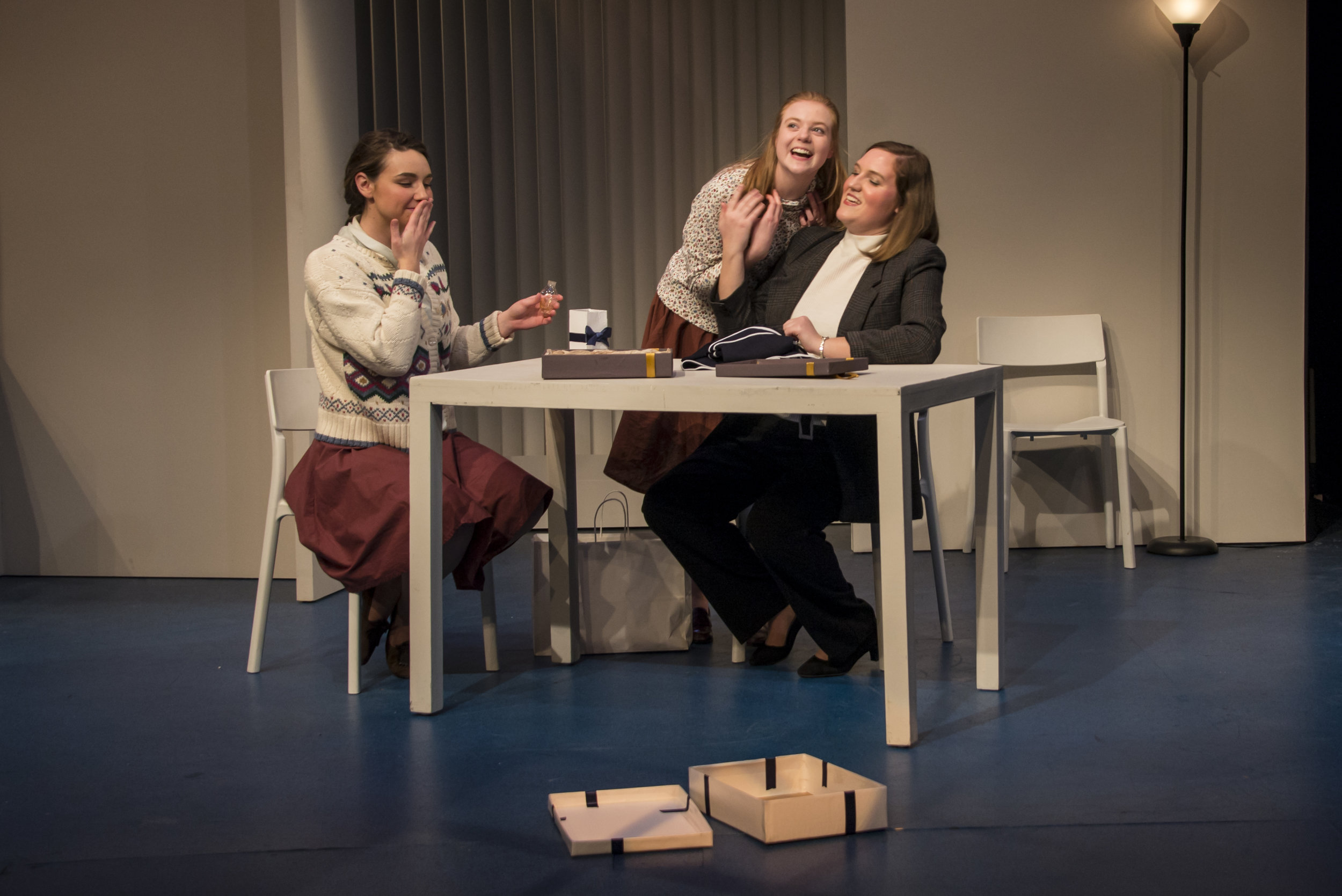  Emily Helton, Gracie Belt, Meg Sutherland. Photo credit: Brynn Yeager. 