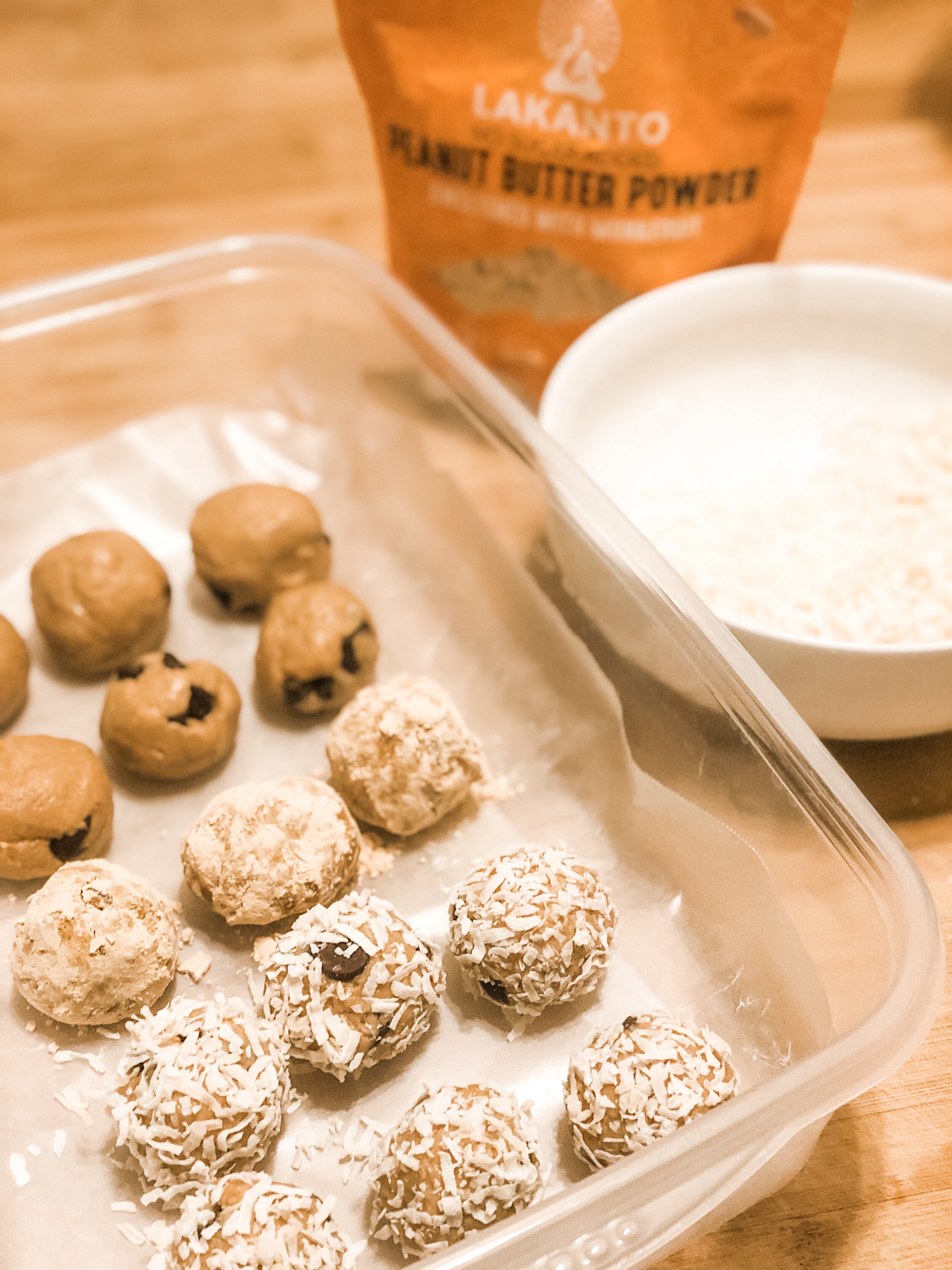 No Bake Keto Cookie Dough Balls