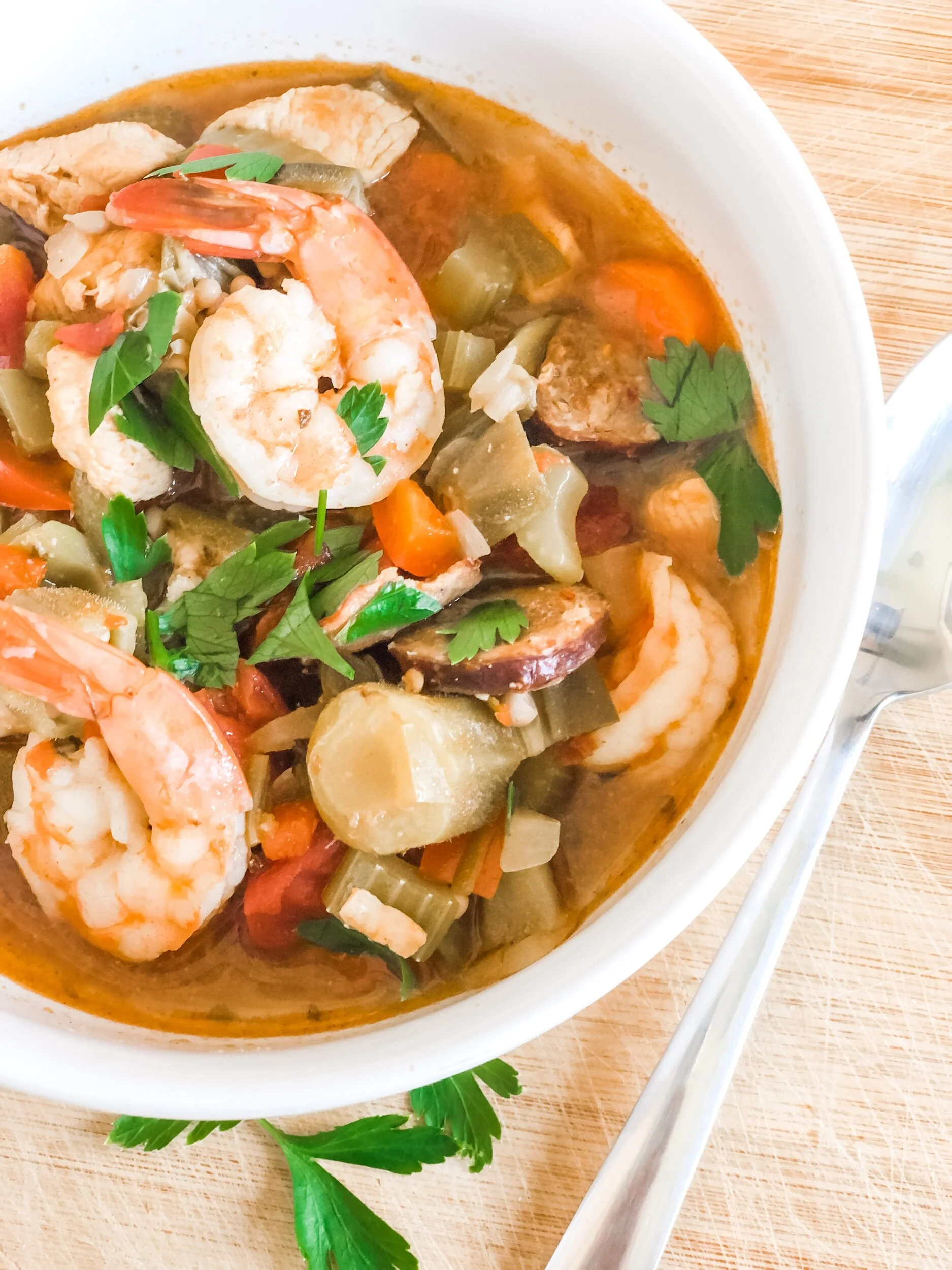 Whole 30 Instant Pot New Orleans Gumbo