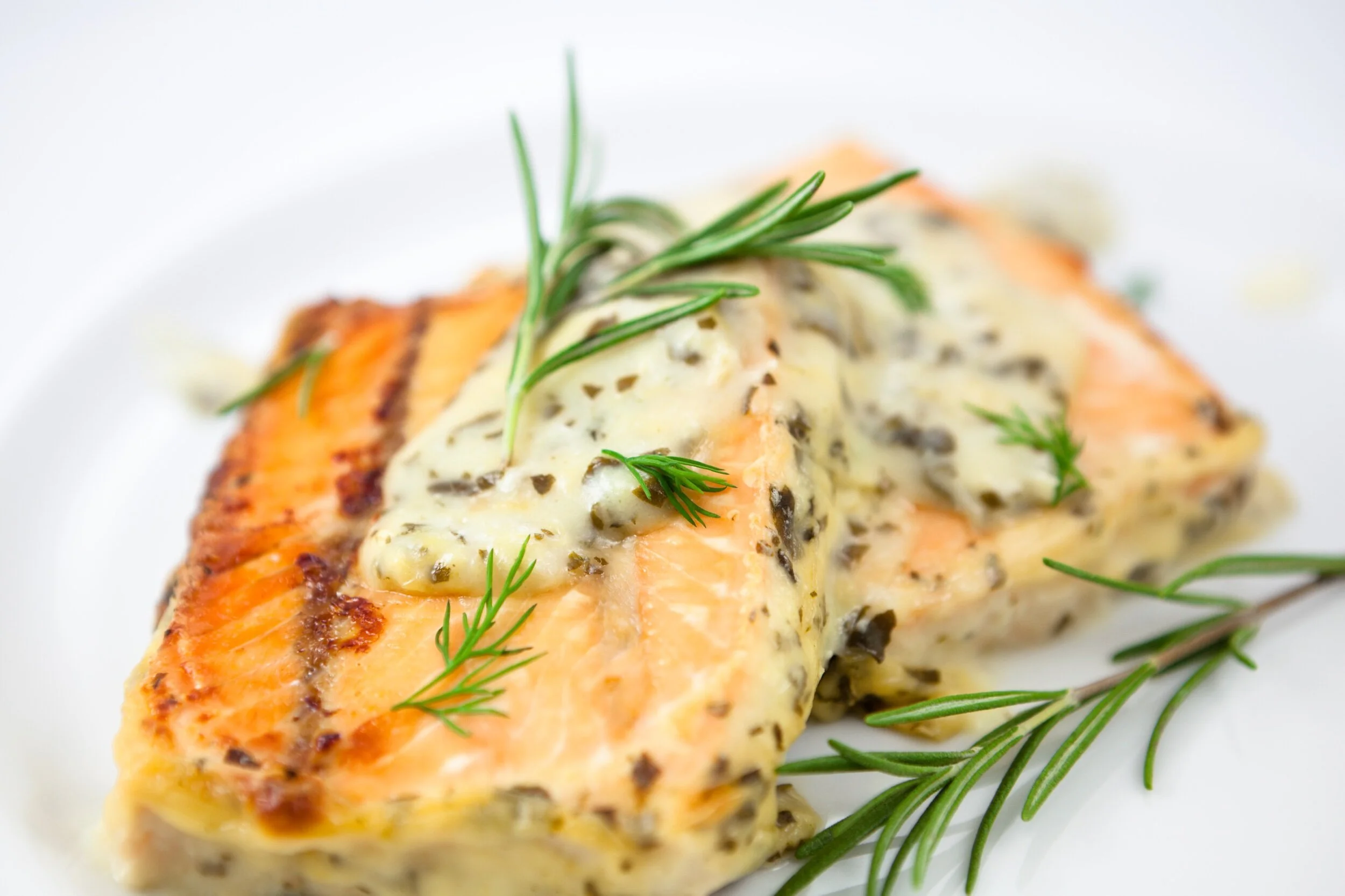 Creamy Mustard &amp; Herb Salmon