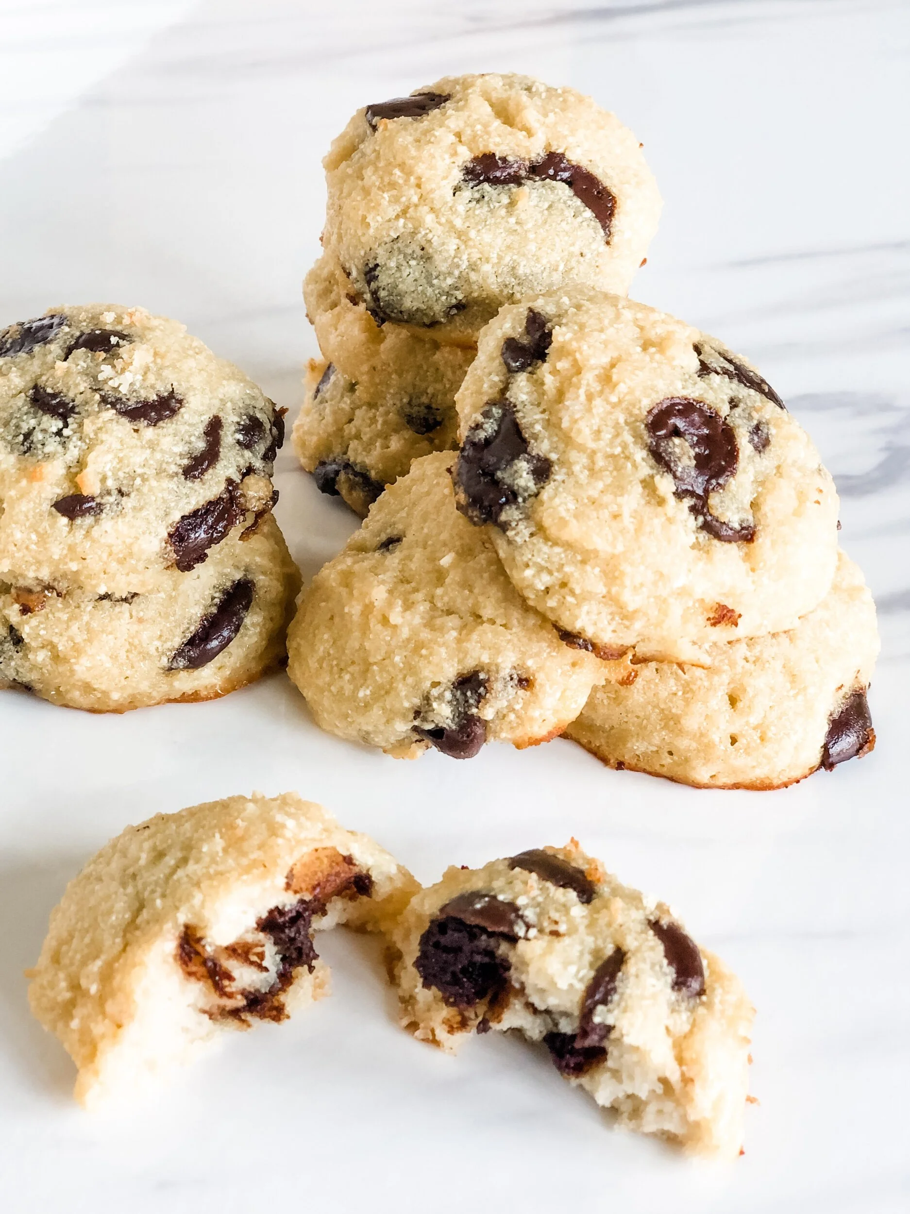 Almond Chocolate Chip “Joy” Cookies