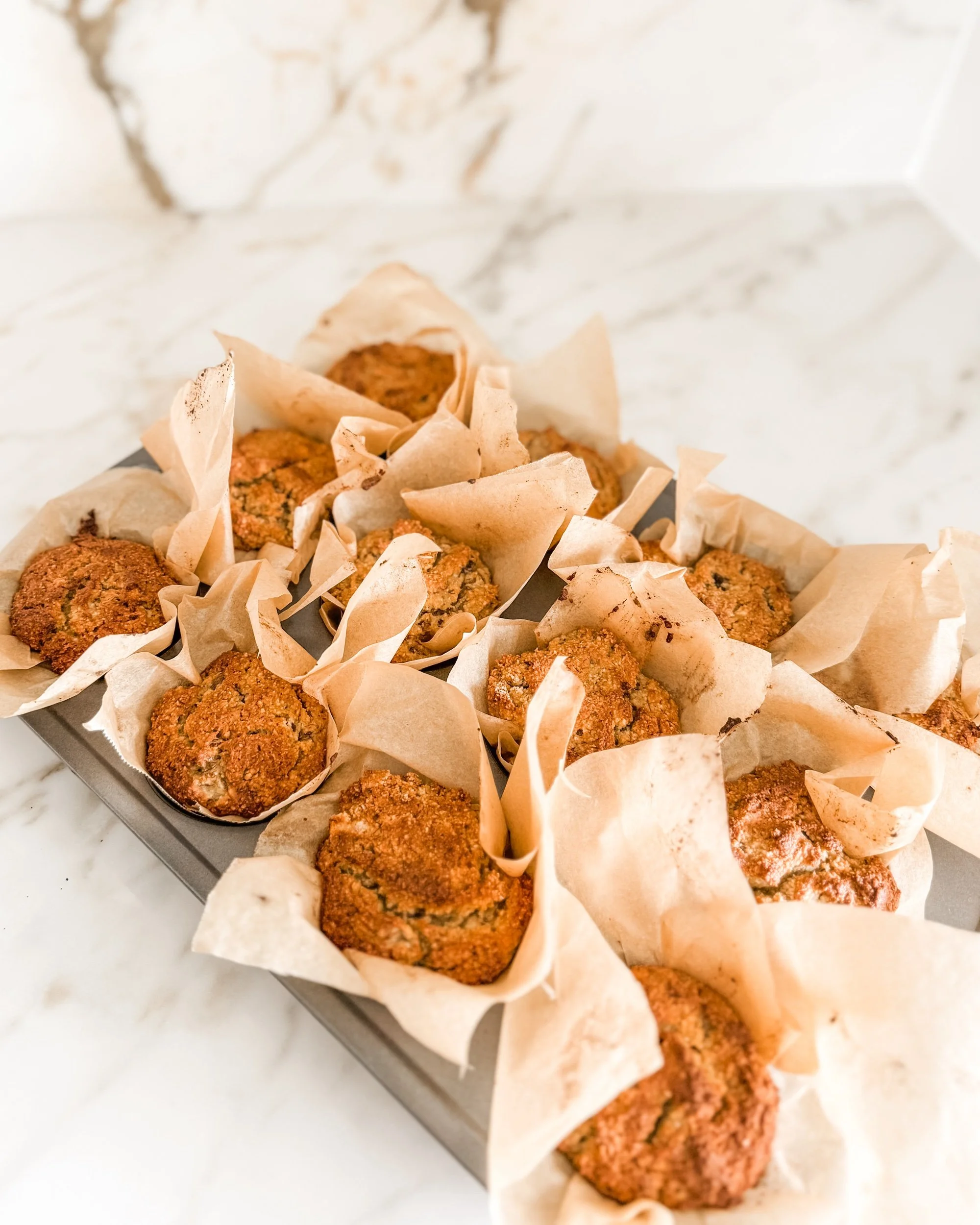 Almond Flour Banana Muffins 