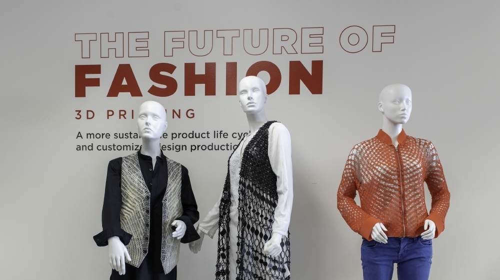 Future of Fashion Exhibit with 3D Printed Designs by Julia Korner, Sylvia Heisel, and Danit Peleg