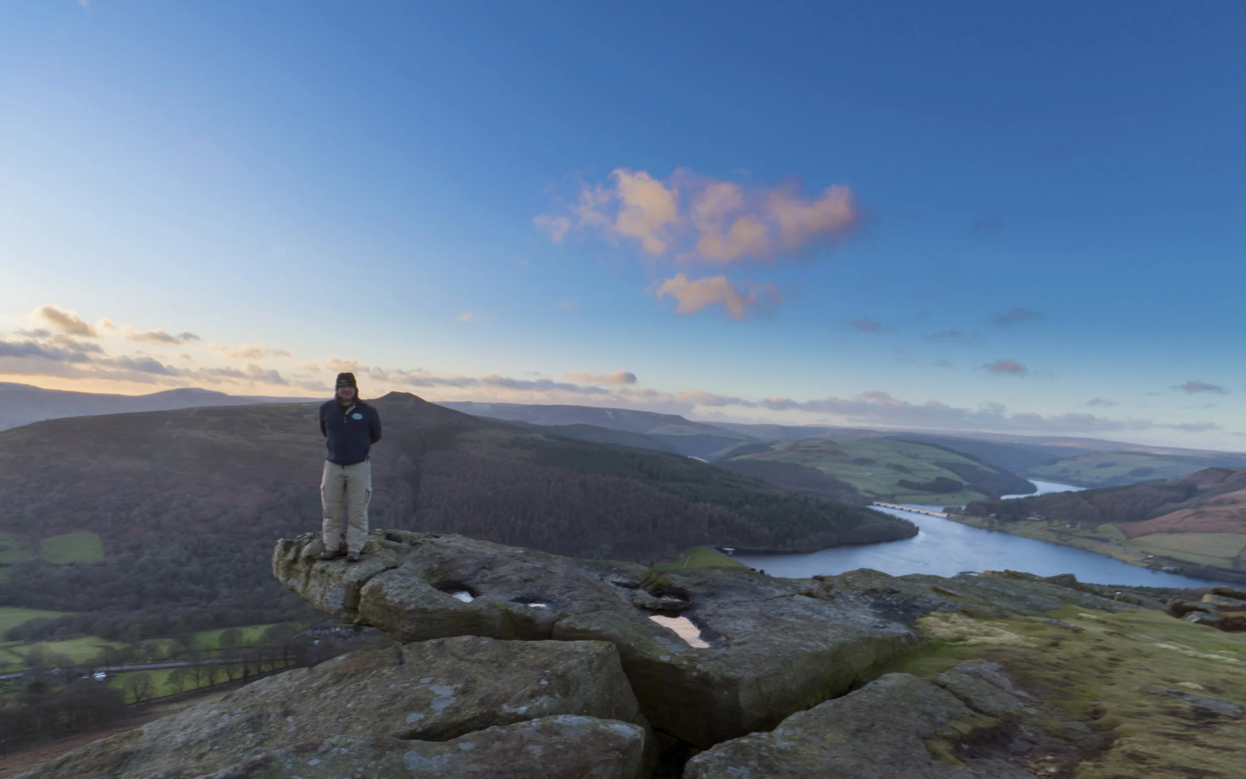 Paul at Bamford Edge, Peak District National Park, United Kingdom
