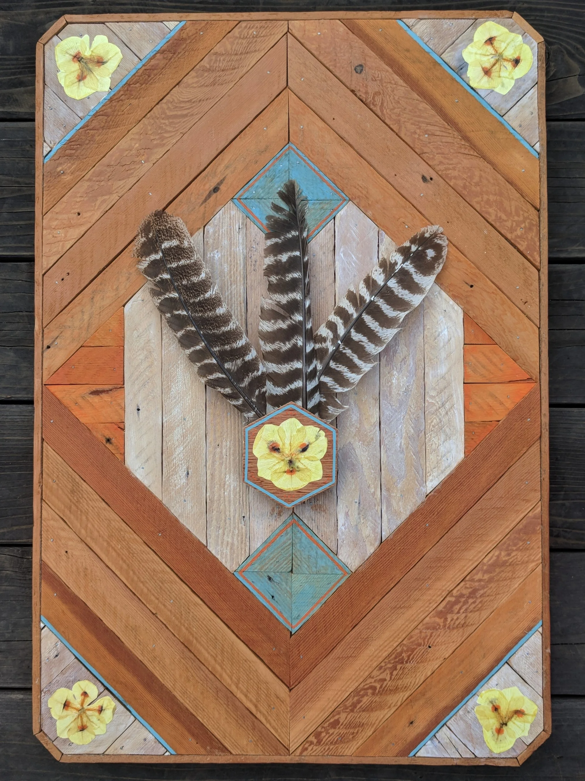 Feather and Lath I