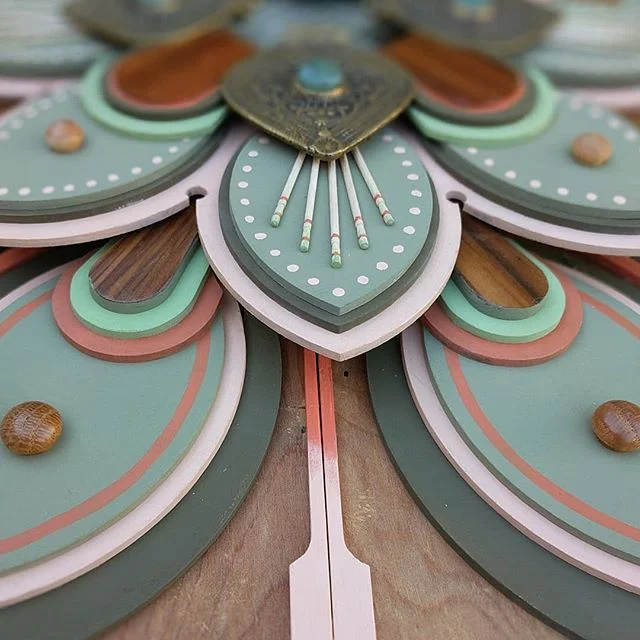 I put some jewelry on it.
Finished piece gets put up this weekend @sacredrootsholistichealing
Go check it out starting 10/19