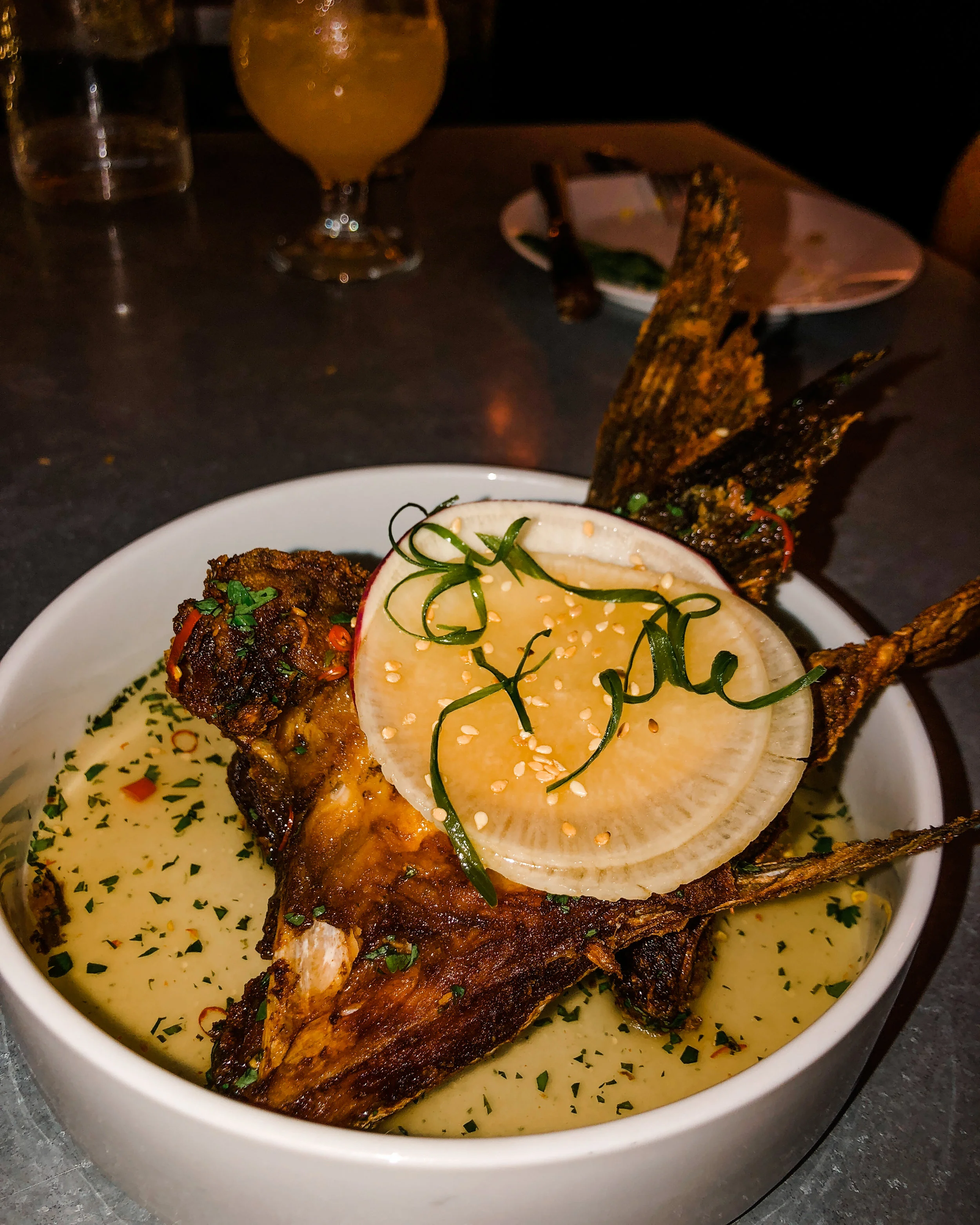 Crispy Cobia Collar
