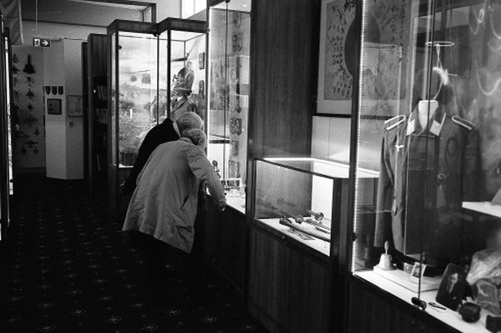 Residents viewing the new displays / Photograph by Dominic King
