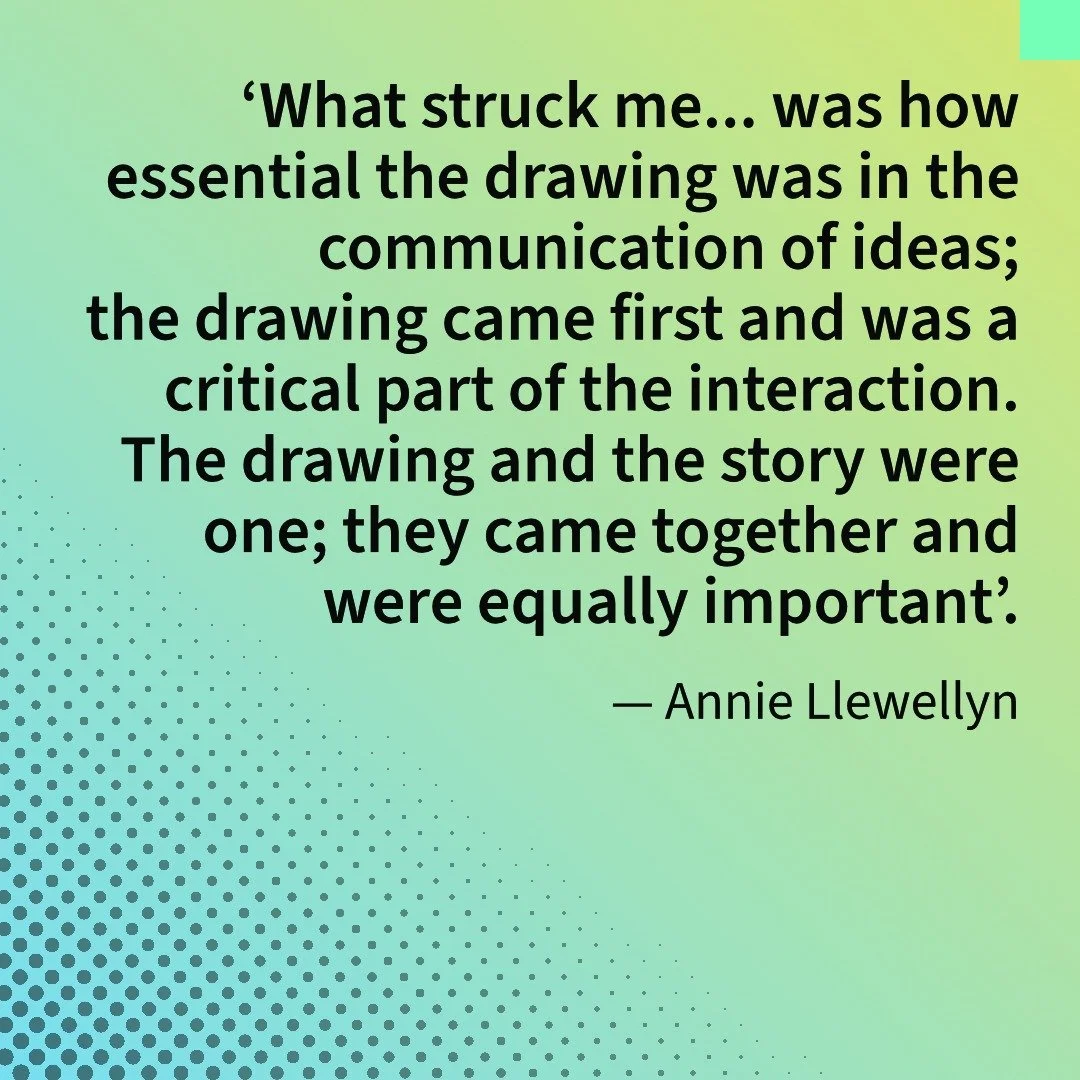Annie Llewellyn reflects on her time spent with Gija Elder, Gabriel Nodea, and their use of drawing and storytelling to communicate ideas.
Read all about it at www.studentconservators.com/scroll
Find our Instagram at: @scrollpublication
Find Annie a