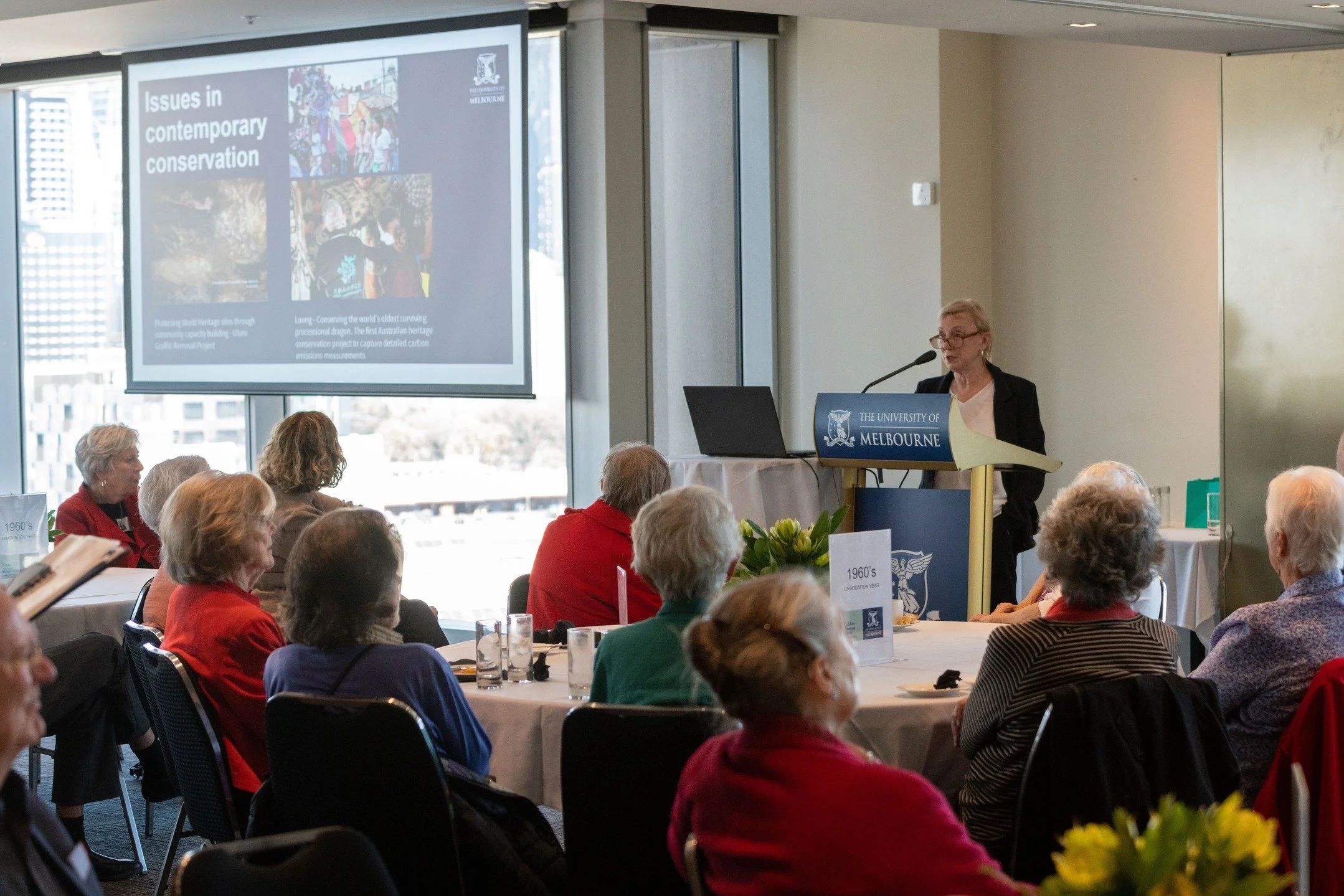 Such a wonderful morning celebrating connection across generations at the University of Melbourne. Alumni from the Faculty of Arts gathered to reconnect and learn about the exciting future of cultural materials conservation, as the Grimwade Centre pr