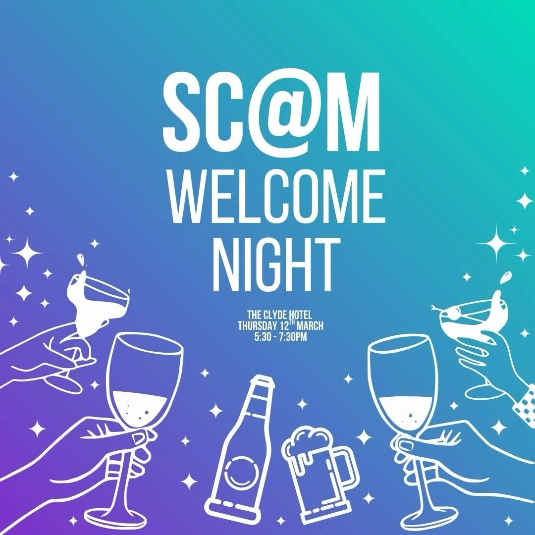 Save the date !!!!! 🎉 SC@M welcomes 2026! 🎉
Join us to connect, catch up, and celebrate the new 2026 student conservators. Whether you&rsquo;re meeting for the first time or reuniting with familiar faces, you&rsquo;re invited!!! 

Date: Thursday Ma