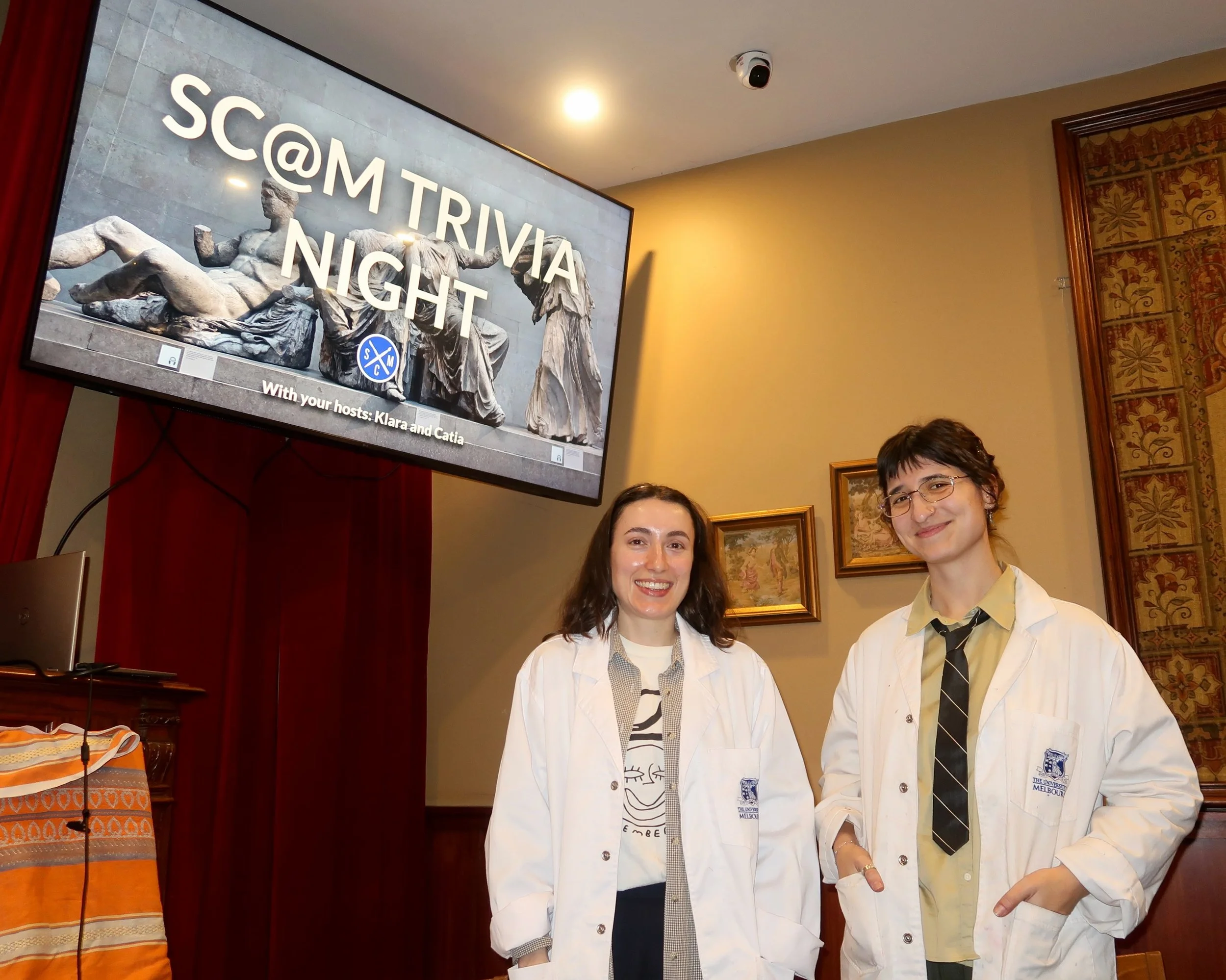 Thank you to everyone who joined us for our SC@M Conservation Trivia Night! 🥼📚🏆

We had a blast testing your knowledge on art history, vaguely conservation-related music, and our lovely staff at the Grimwade. 💙

We&rsquo;d like to thank GSA for g