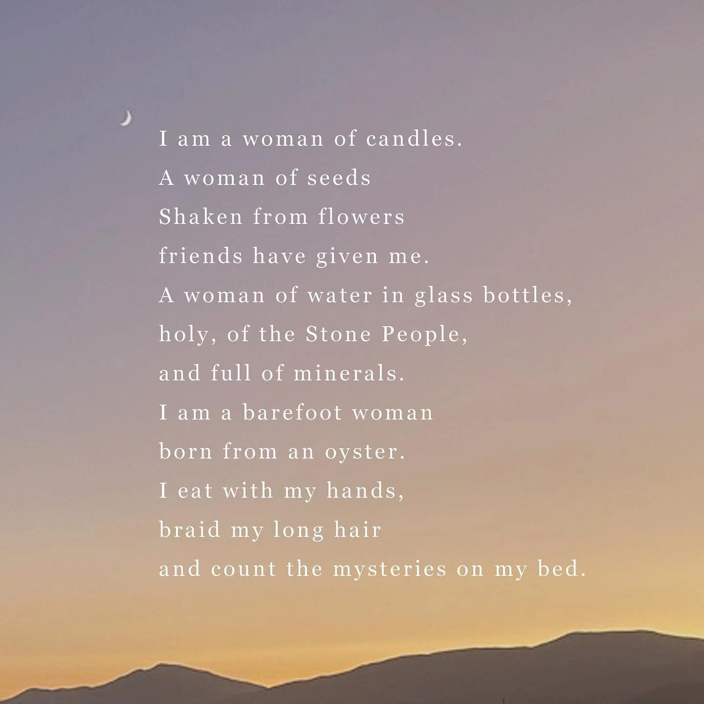 I write multiple poems a day and I post some of them on my personal account: @maggielochtenberg where I show more of myself. Please follow me there if you are kind and compassionate and want to see more of my raw soul and ego.