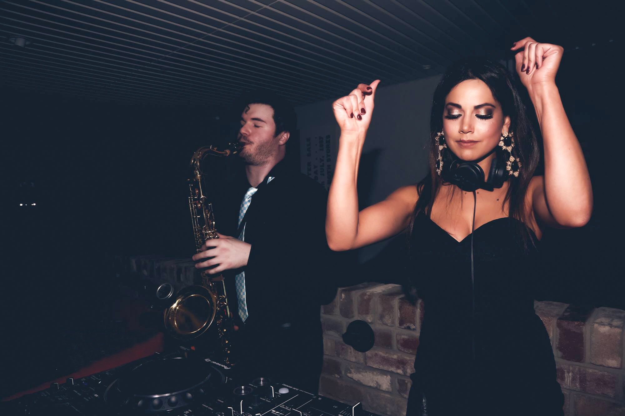 DJ + Sax, The George on Collins 2018