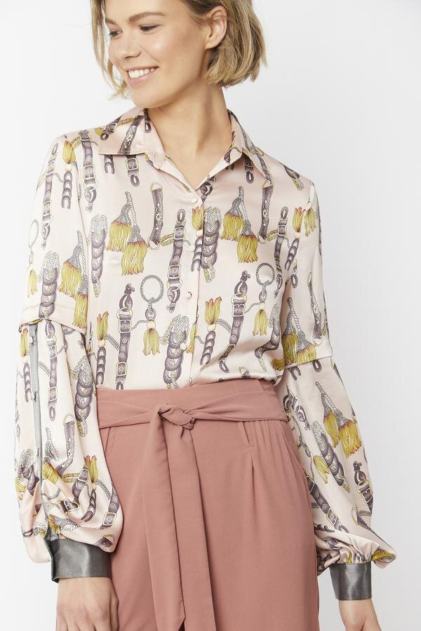 Cotton Blend Printed Shirt