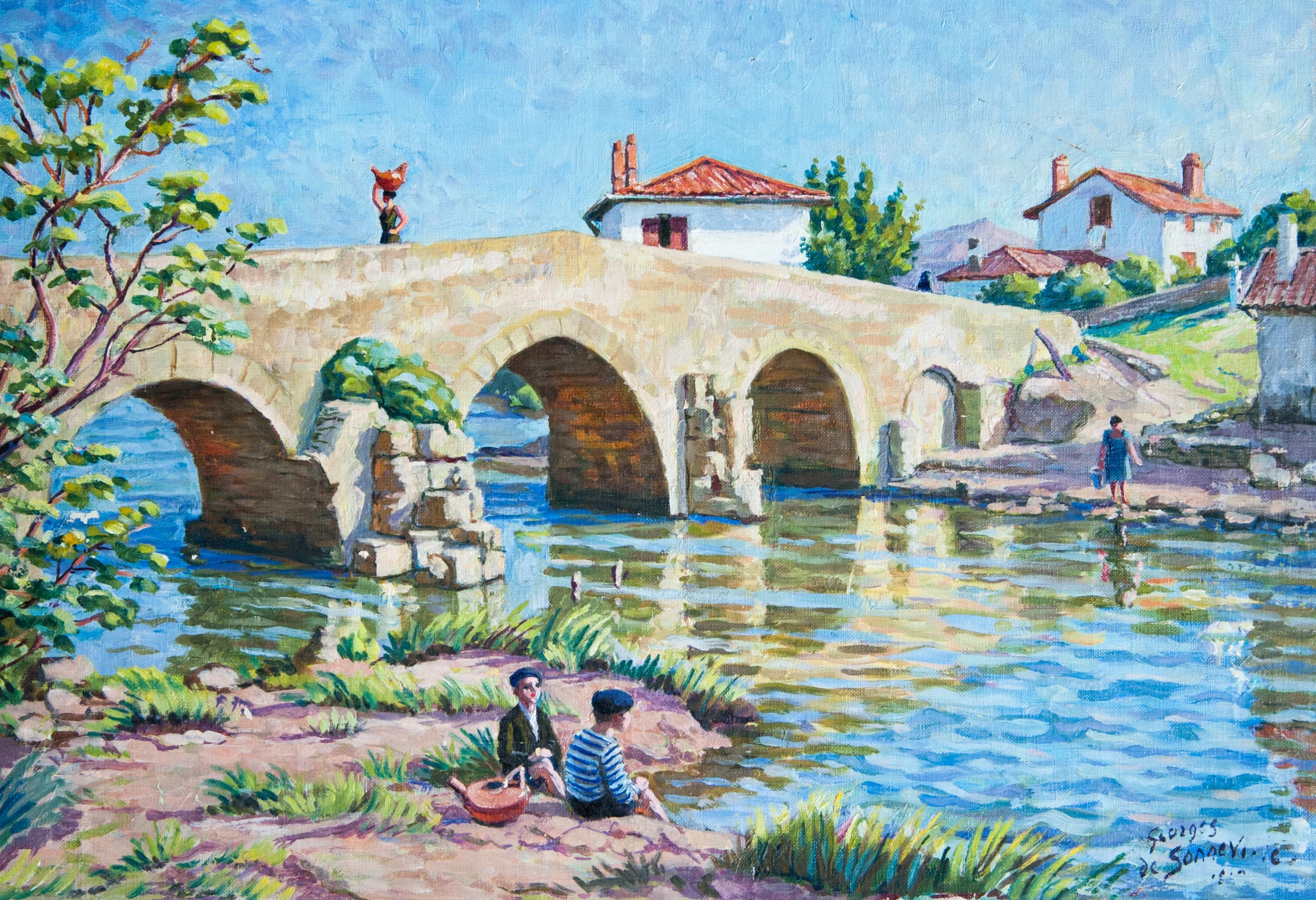 Le pont de l’Uxin au Socoa