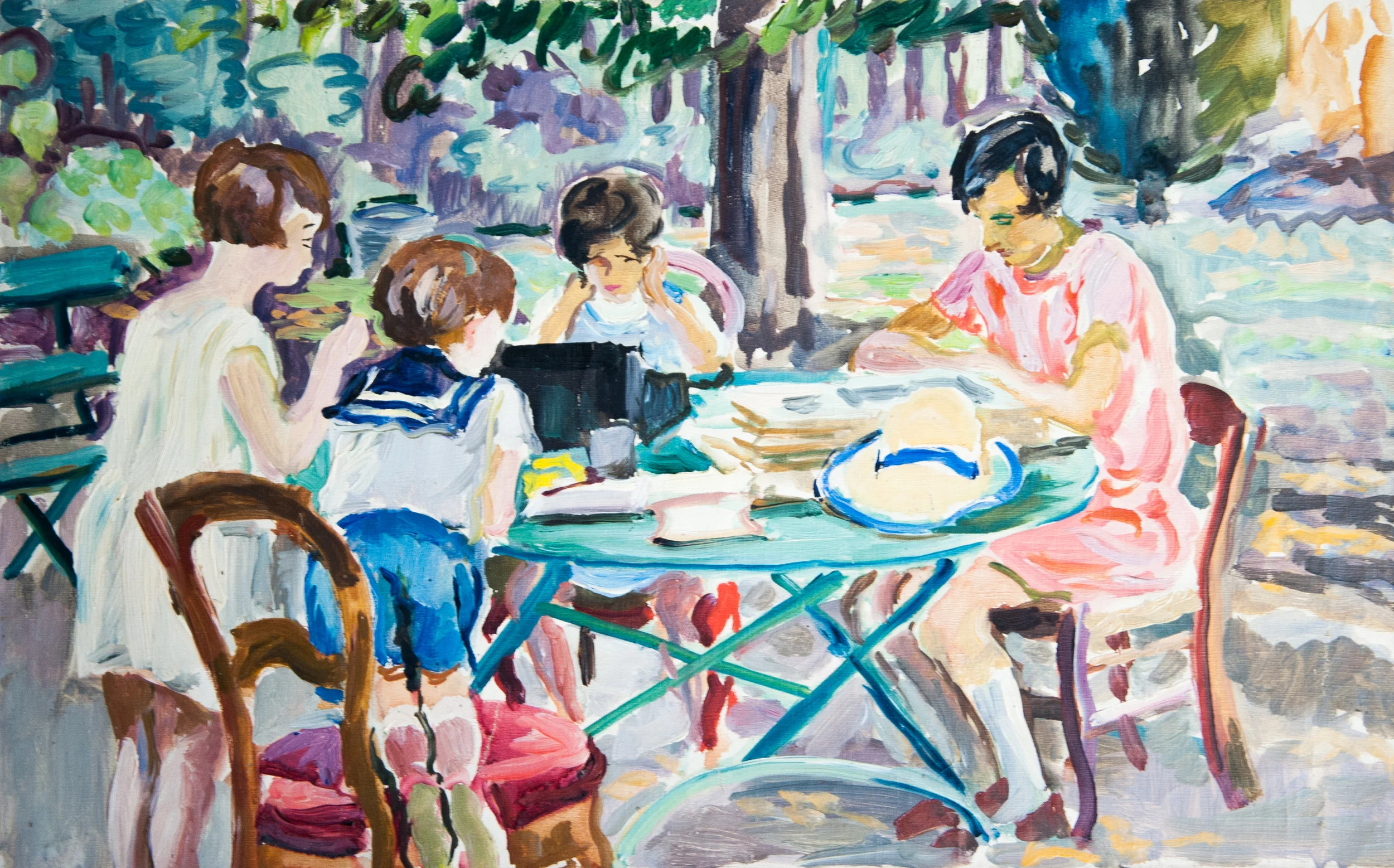 Colette et les enfants