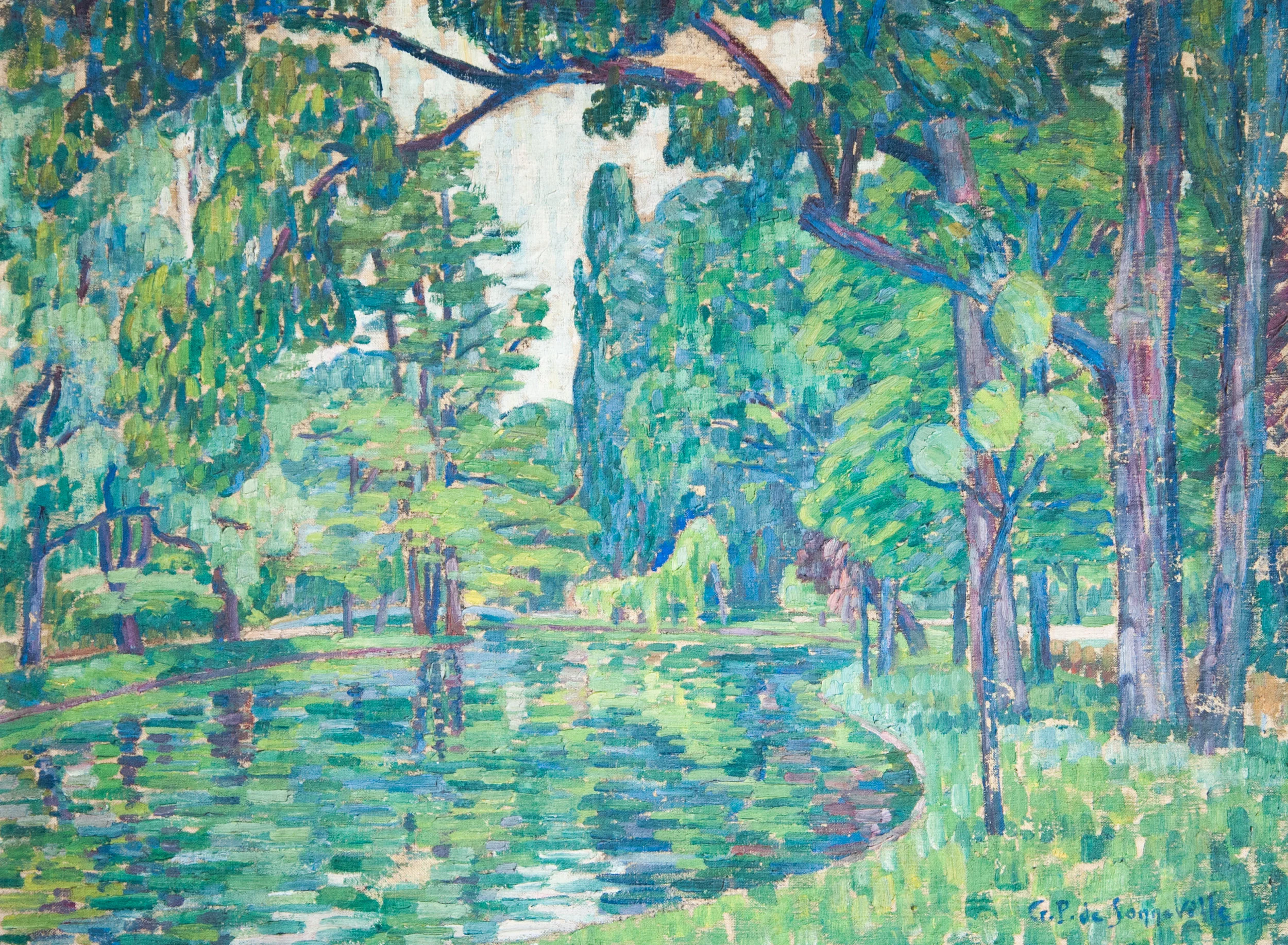 L'étang du Jardin Public