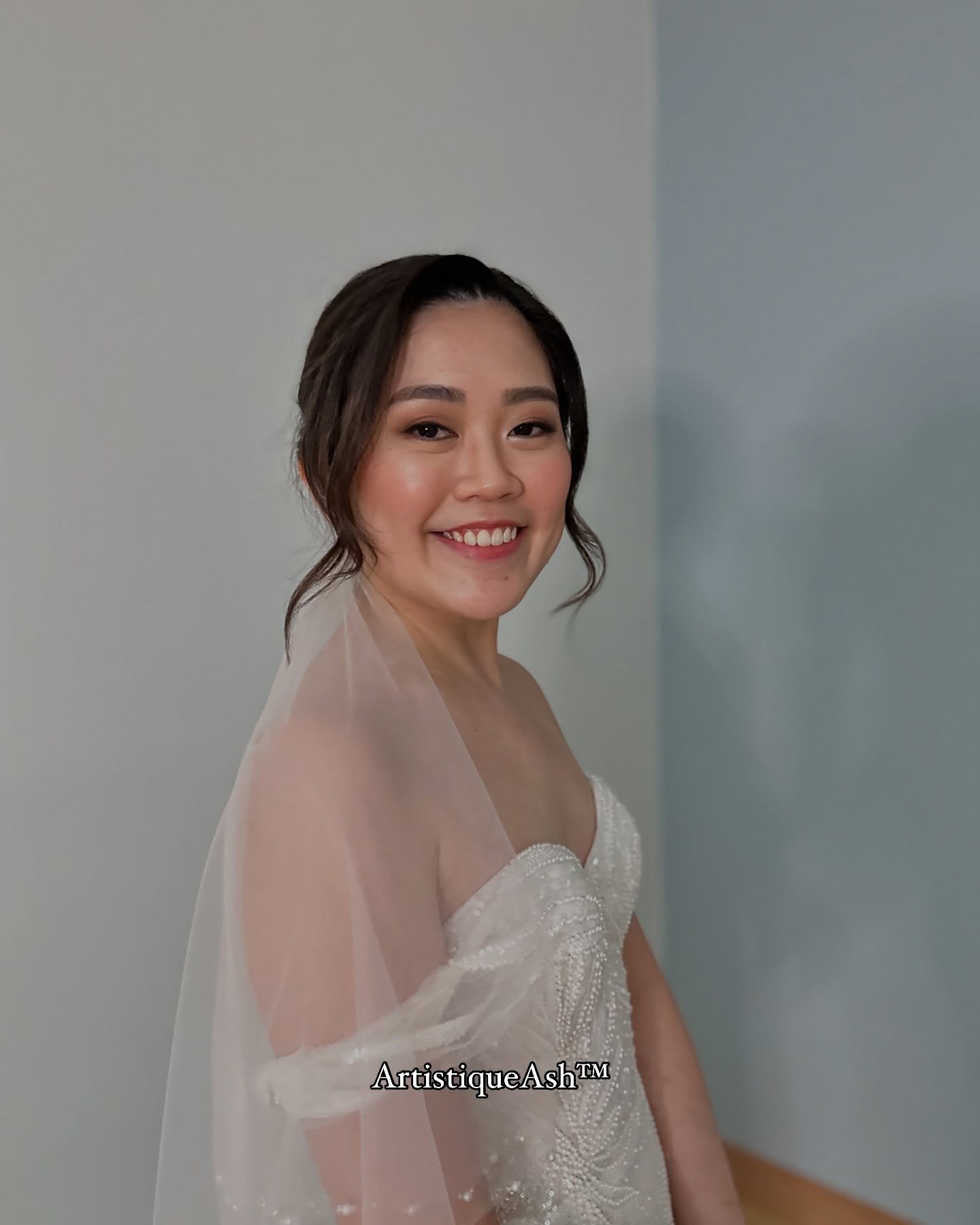 👰🏻&zwj;♀️ Bride Felicia&rsquo;s Morning Ceremony look!🤩 
Bridal Airbrush Makeup &amp; Hair by @artistiqueash 💄 
Photography @treesonthemoon.my 📷 
.
.
.
#ArtistiqueAsh #AirbrushMakeup #noeditnofilter