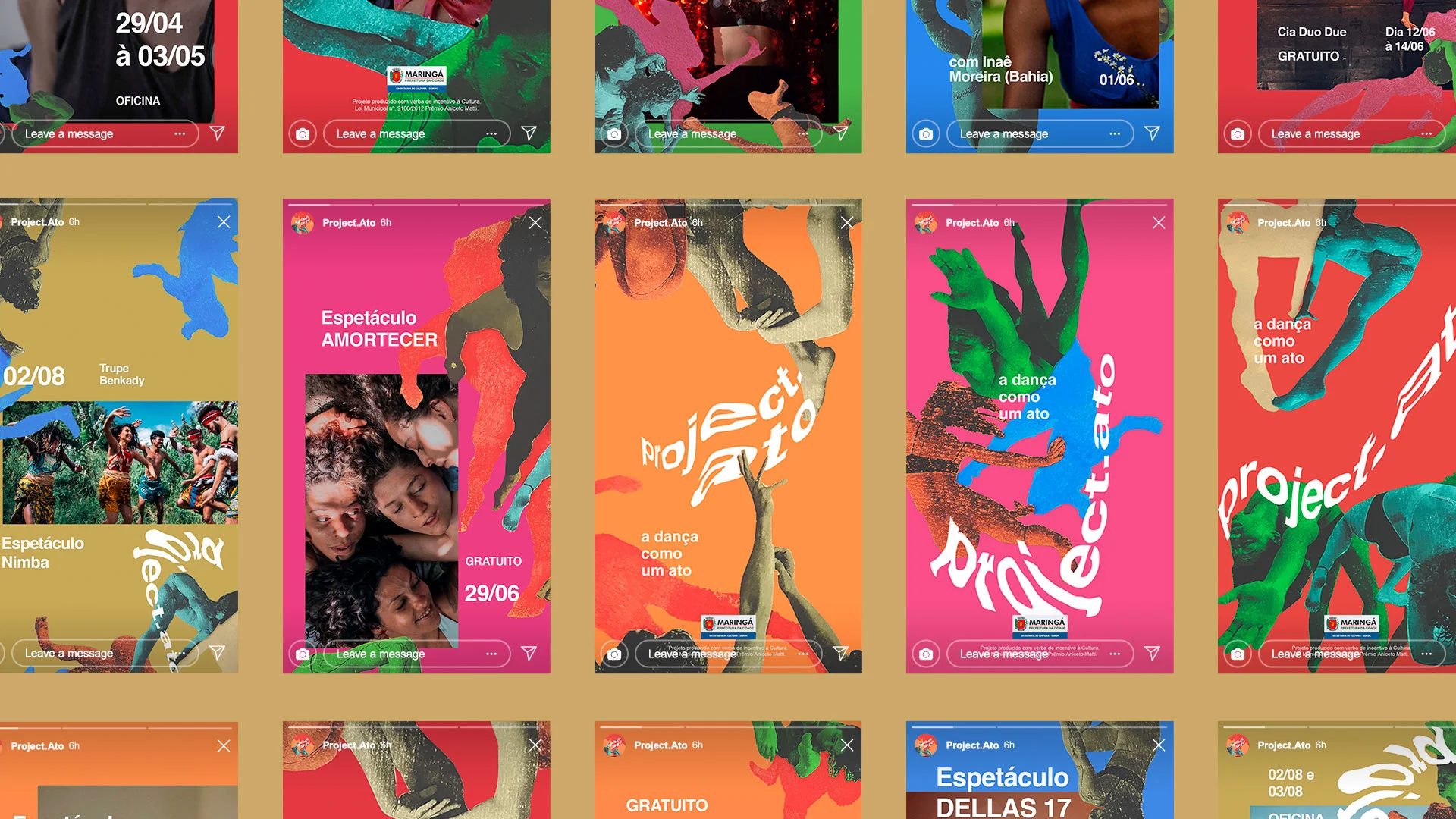Definitivamente o project.ato não só ocupou com a dança os espaços onde o evento está inserido, através da arte ele despertou (para nós) novas possibilidades de criação visual.