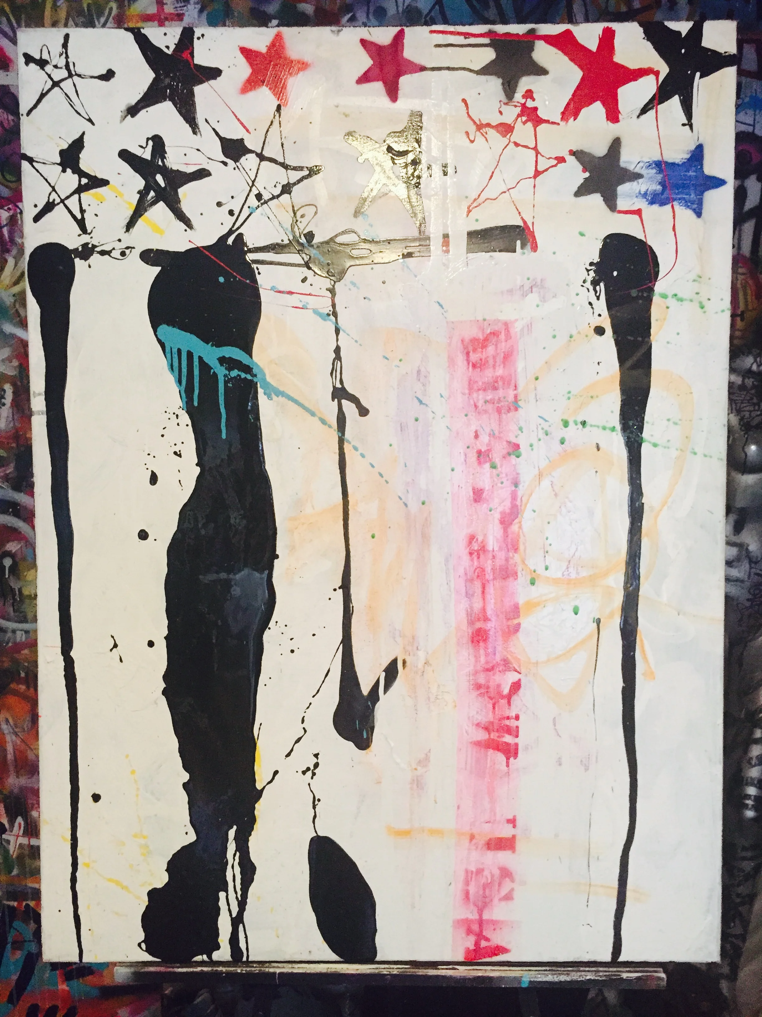  Stars and Bars (Death Row USA), 2017 (Private Collector) 