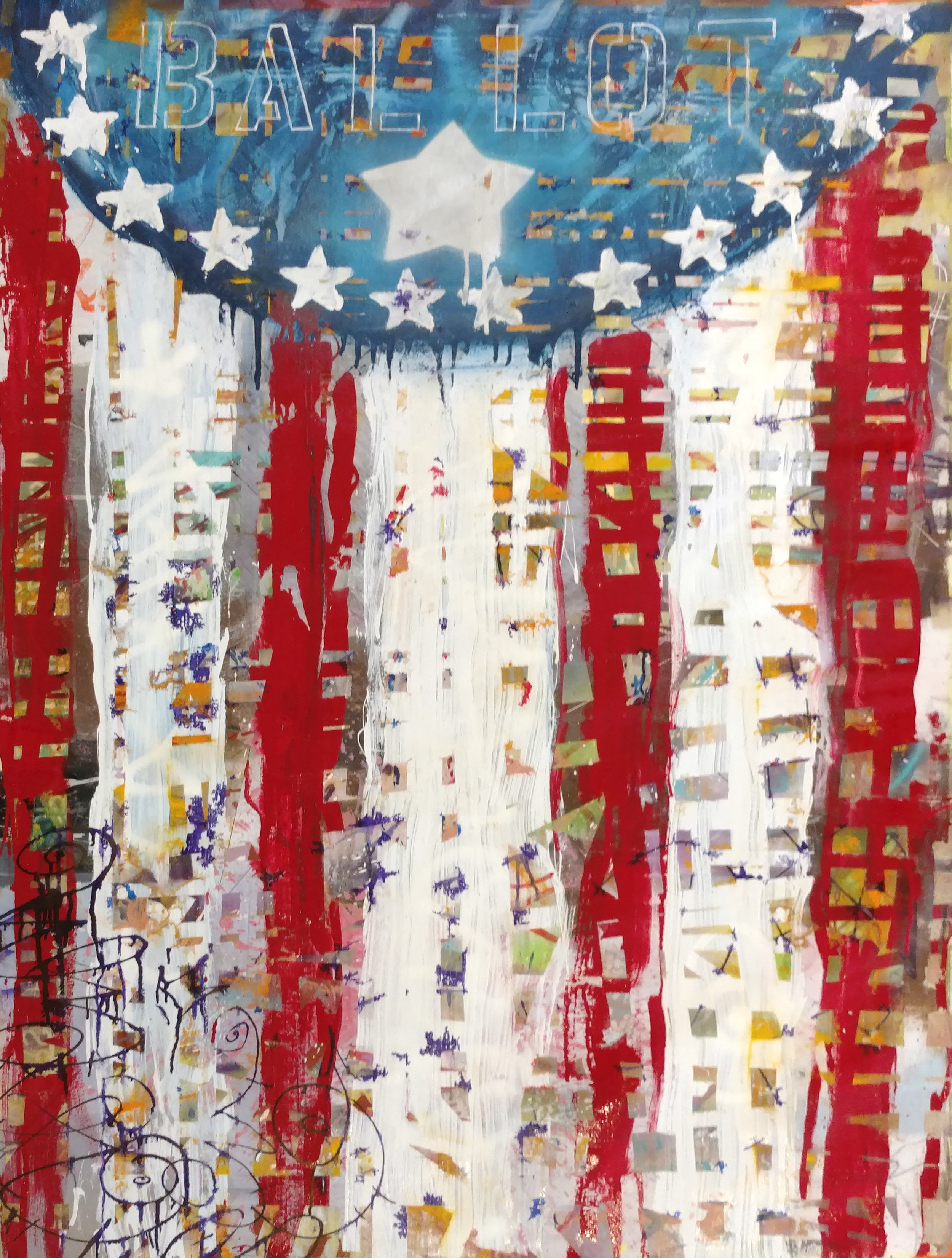 The Ballot, 2017 (Private Collector) 