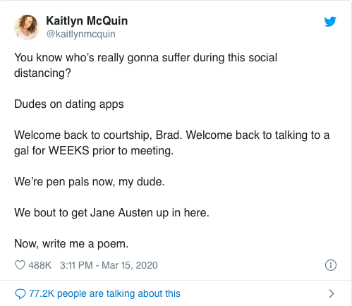 COVID-19 and in Quarantine: A Collection of Twitter Poems Meant to Woo from a Social Distance — Kaitlyn McQuin COVID-19 and in Quarantine: A Collection of Twitter Poems Meant to Woo from a Social Distance — Kaitlyn McQuin