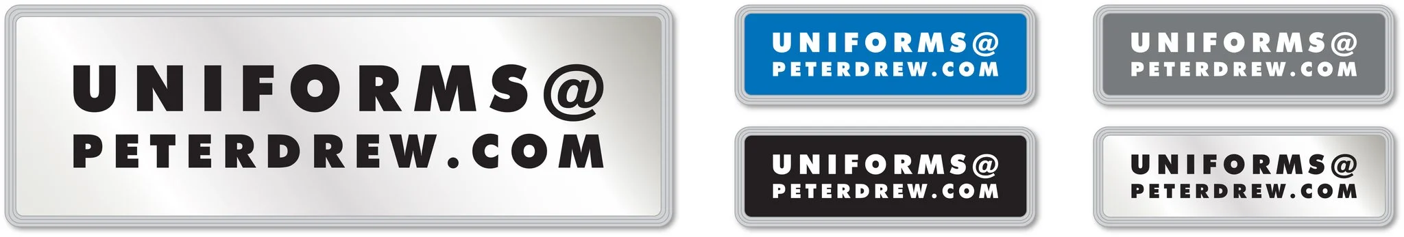 Encapsulated Reflective Badges Peter Drew Security uniforms