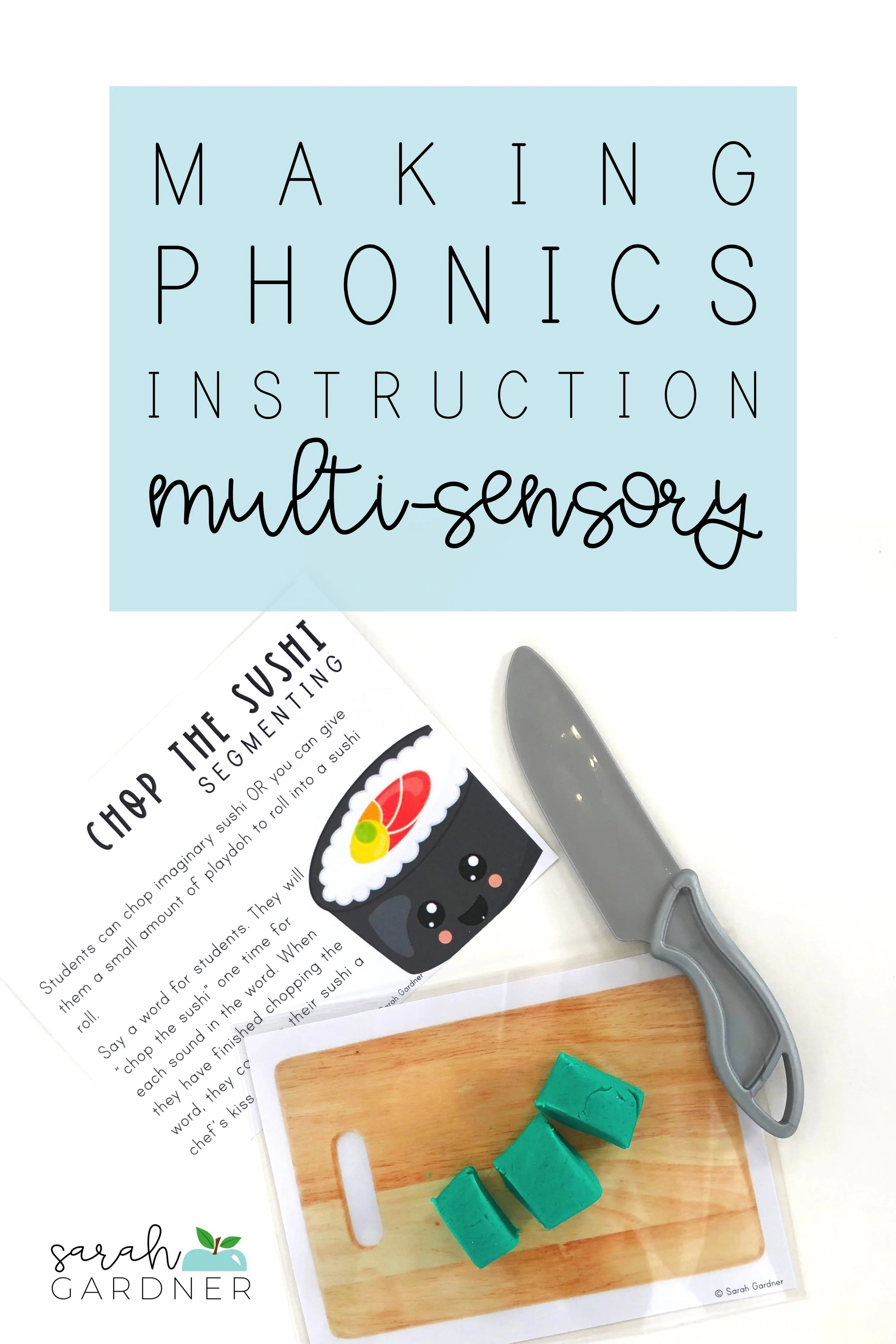A Multisensory Approach to Phonics (and a FREEBIE!)