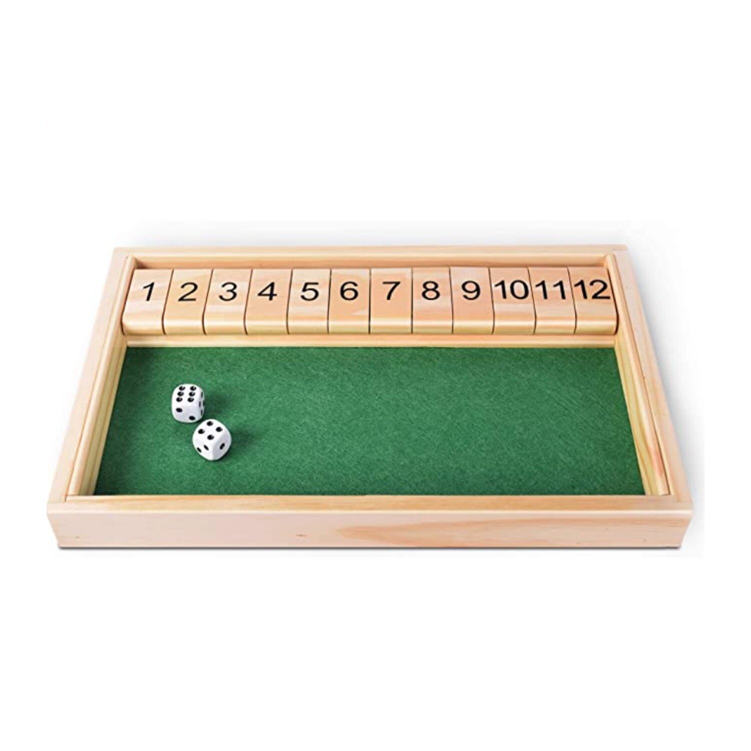  Shut The Box Game, 4-Player Wooden dice Game That's Perfect for  Parties and Gatherings. It enhances Math and Decision-Making Skills While  Providing Endless Entertainment. : Toys & Games