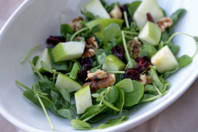 Winter harvest apple salad