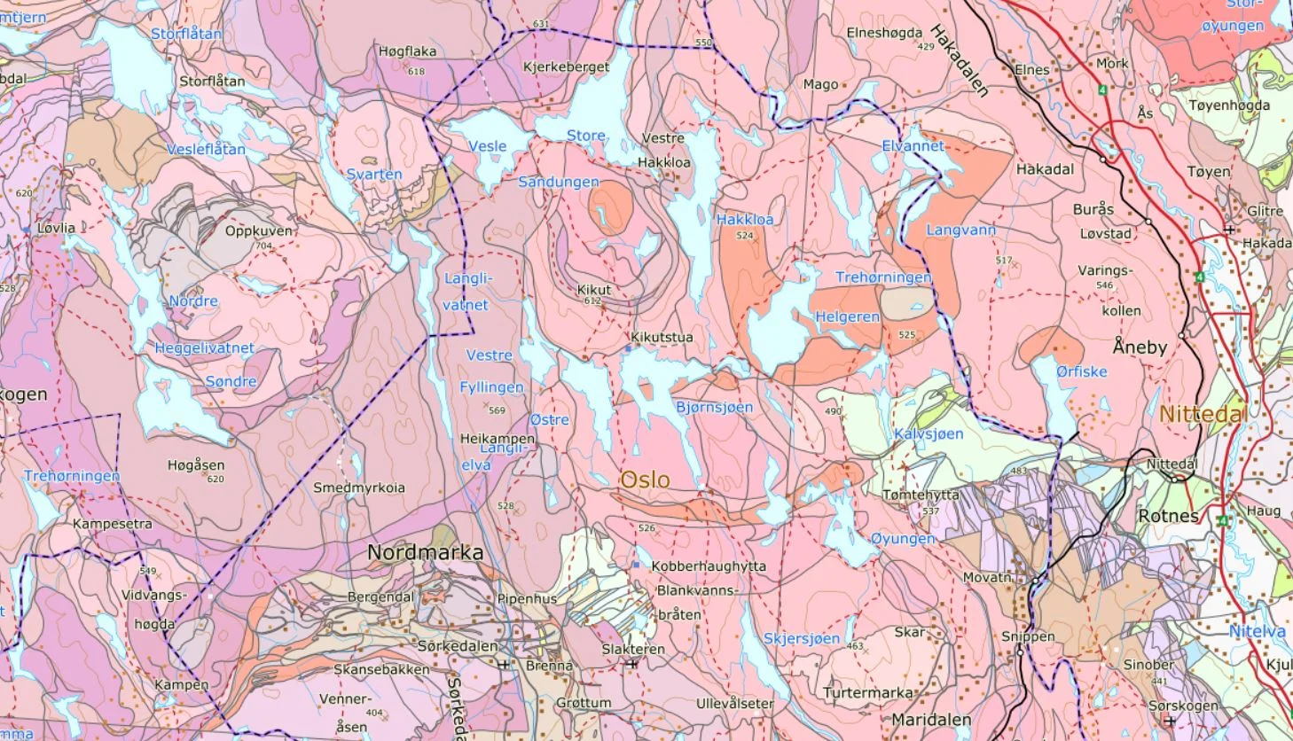 En kalk-oase i Nordmarka