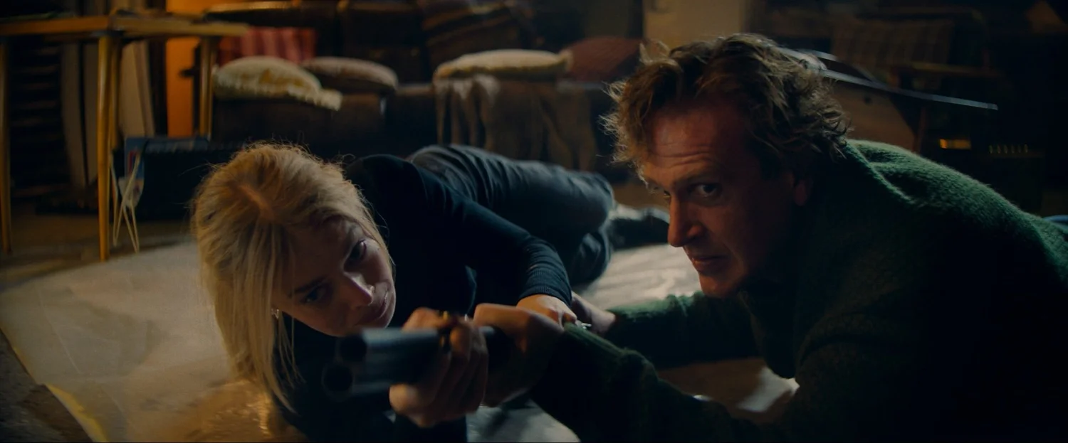 Movie Review: "Over Your Dead Body" is Never Quite As Dark As Samara Weaving and Jason Segel’s Anti-Chemistry Invites It To Be