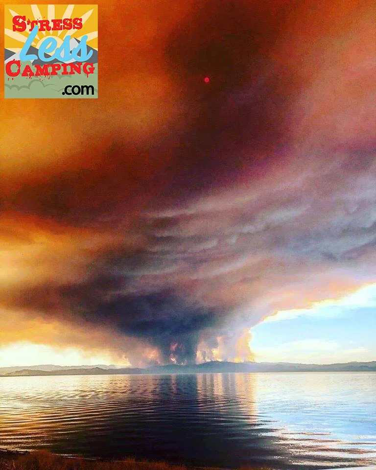 Fire on the horizon and evacuations on order