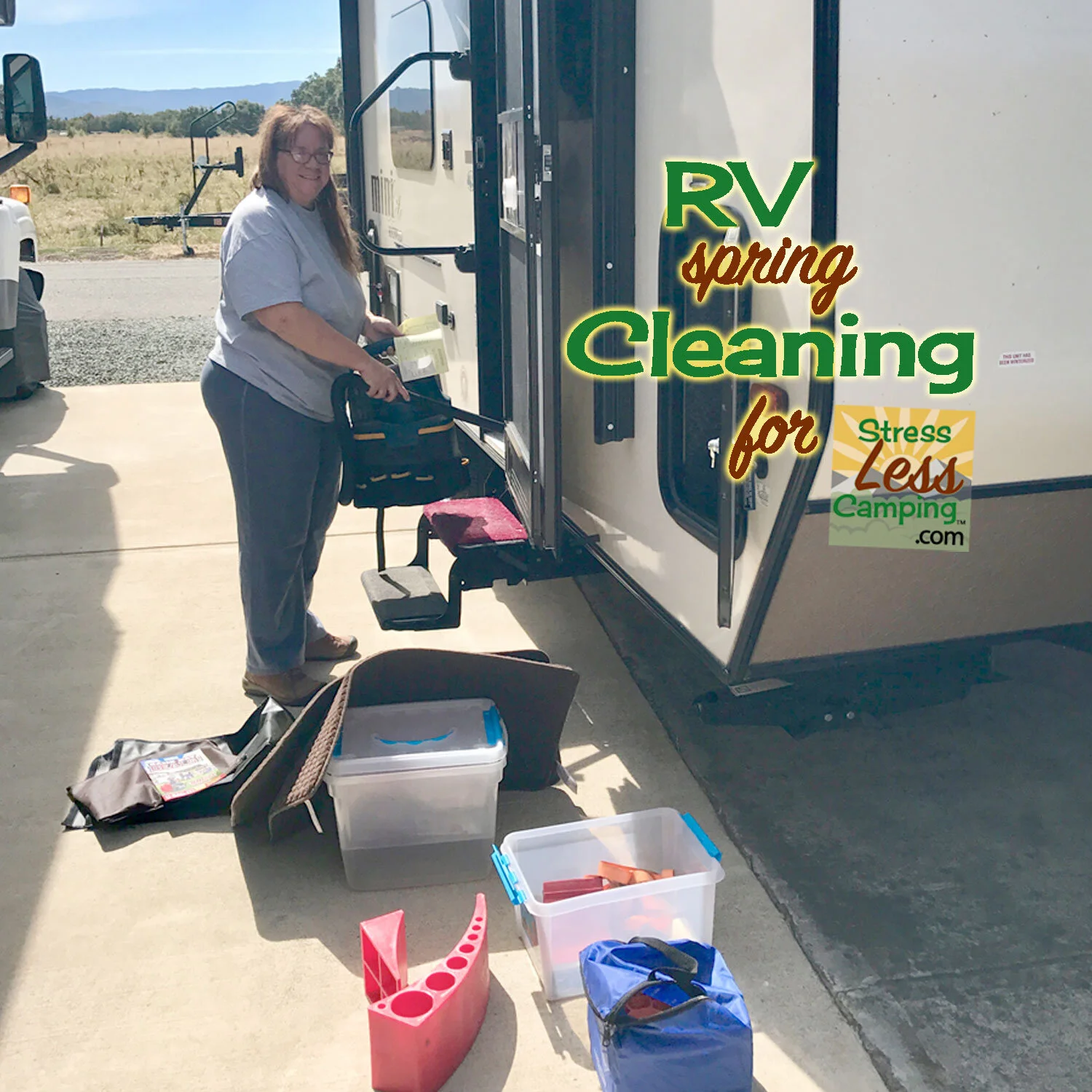 RV spring cleaning for StressLess Camping