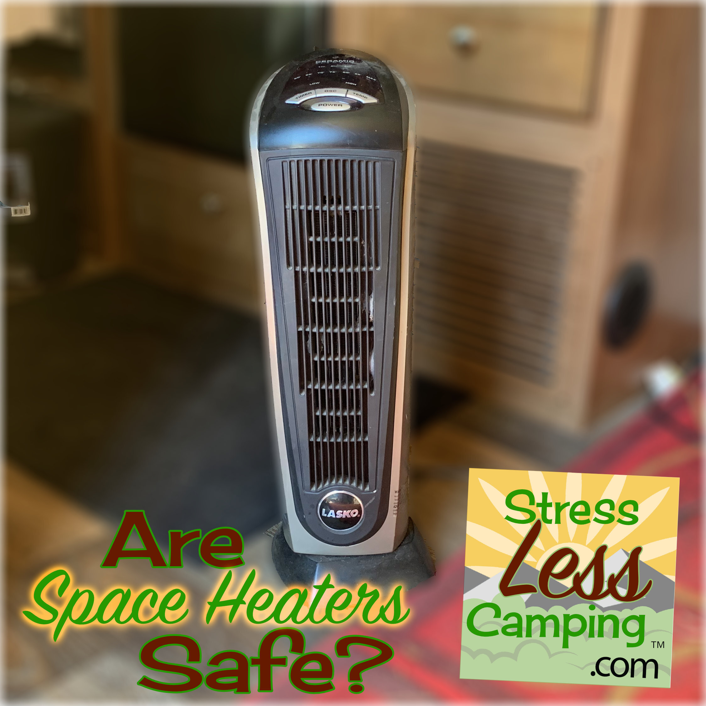 Is it safe to use an electric space heater in an RV? - StressLess Camping