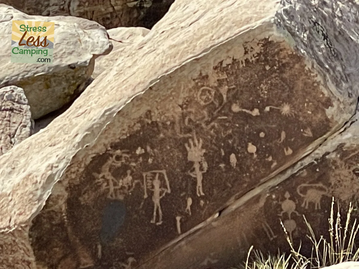 Patroglyphs in the Petrified Forest National Park